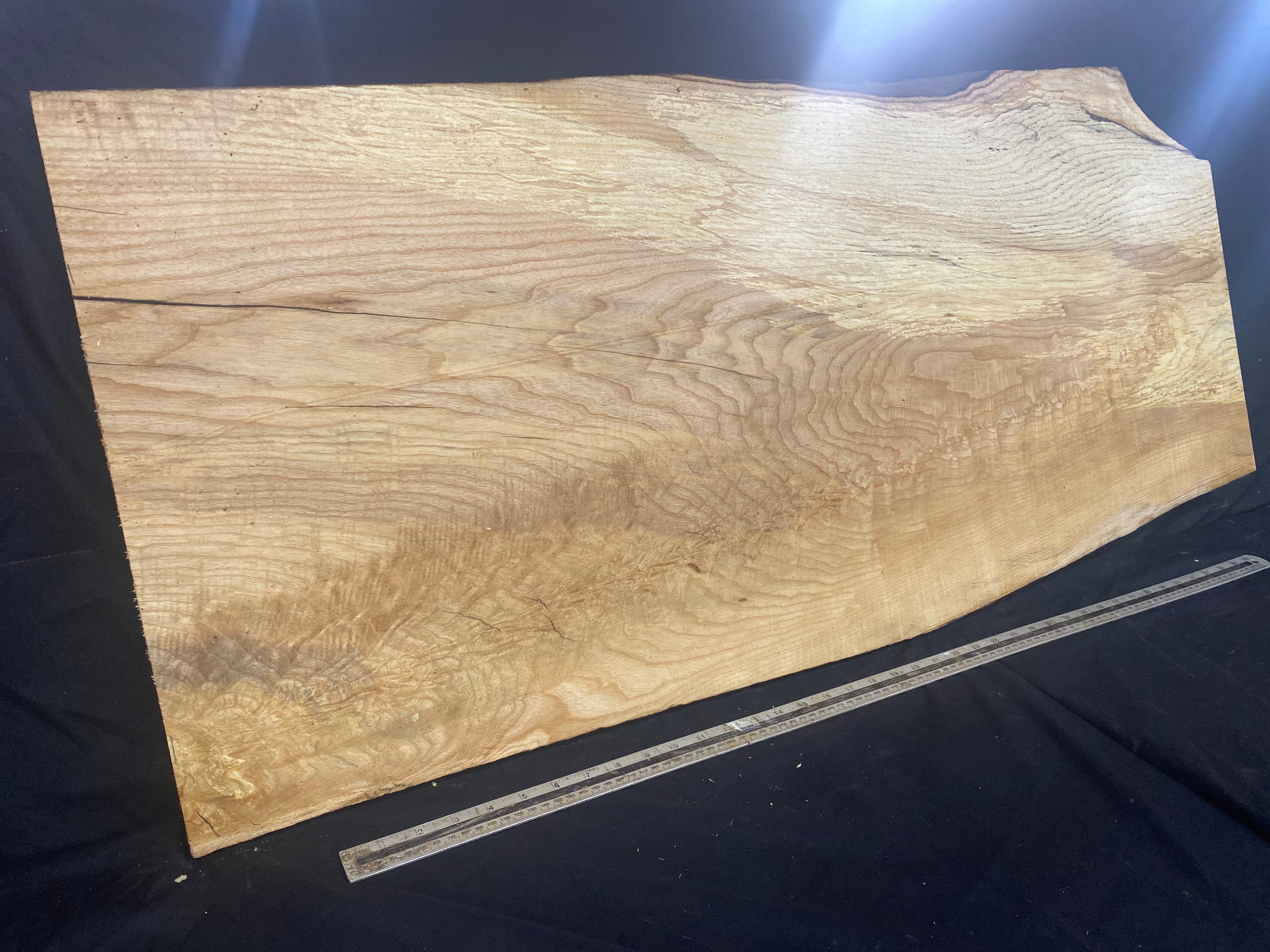 Ash hardwood coffee table top 1168 L x 516 W x 30 D mm     (256)
