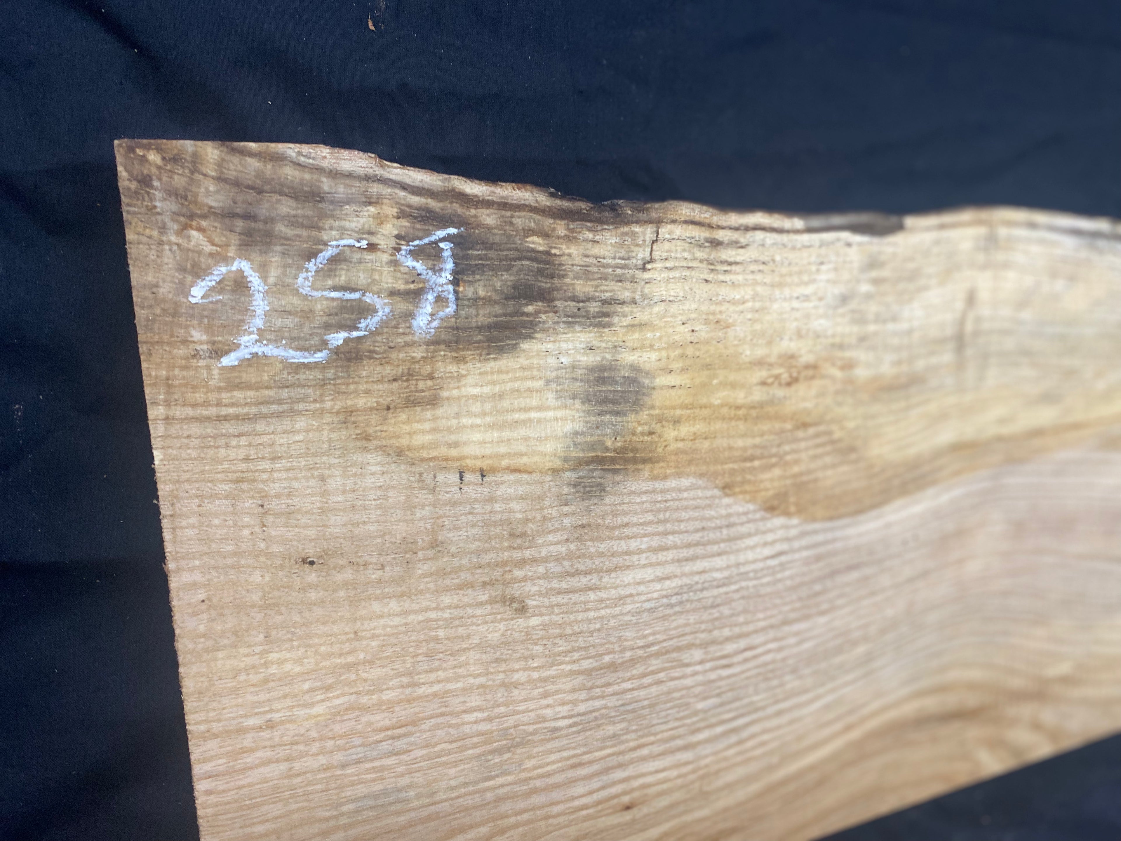 Ash hardwood window sill, plank 985 L x 255 W x 28 D mm     (258)