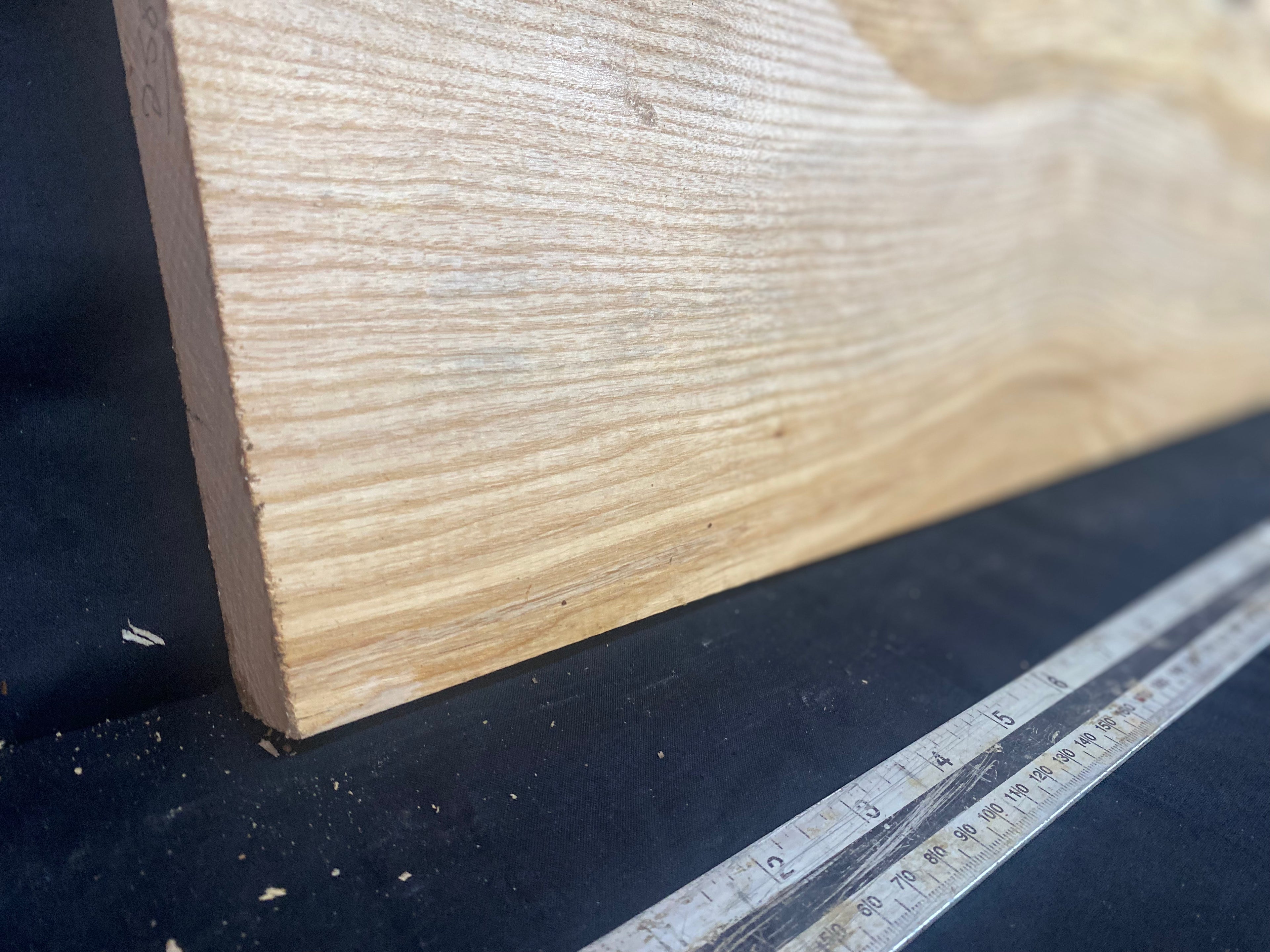 Ash hardwood window sill, plank 985 L x 255 W x 28 D mm     (258)