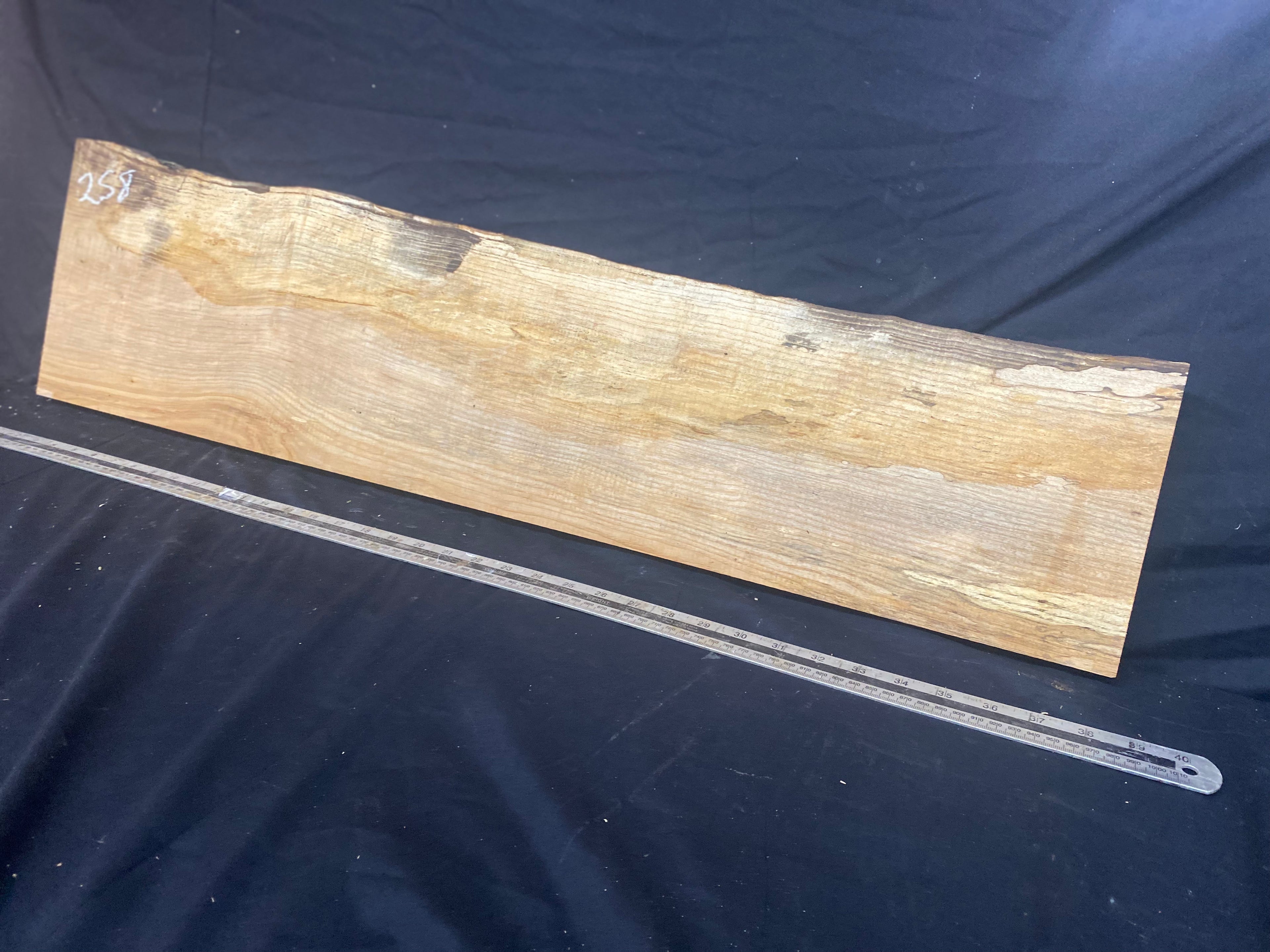 Ash hardwood window sill, plank 985 L x 255 W x 28 D mm     (258)