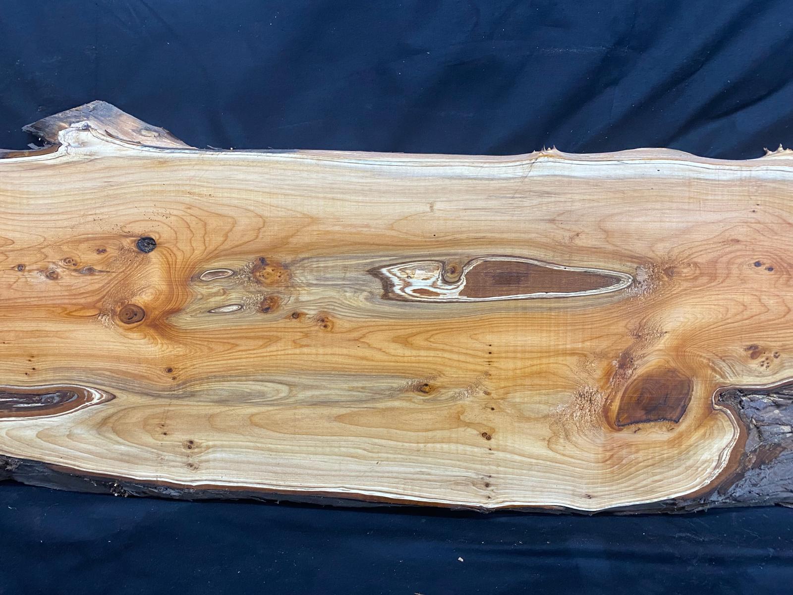 English Yew Shelf, plank, board, timber 1212 L x 363 W x 35 D (mm) (29)