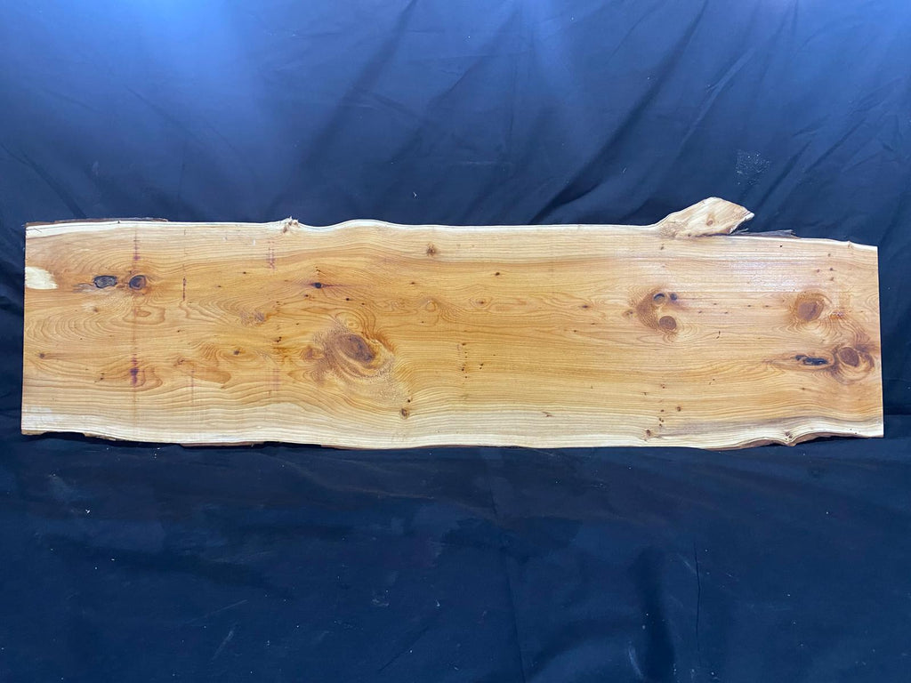 English Yew Shelf, plank, board, timber 1212 L x 363 W x 35 D (mm) (29)