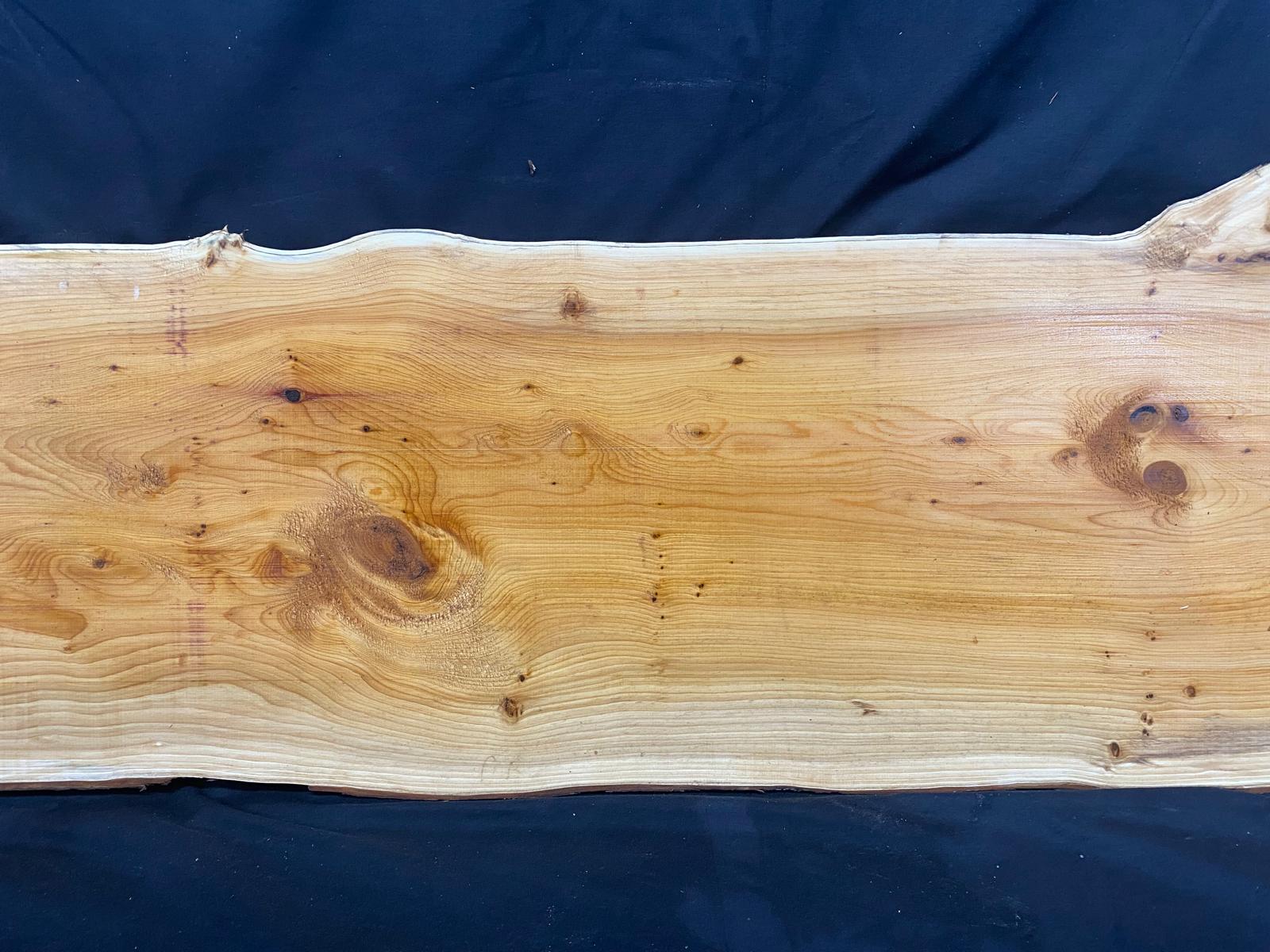English Yew Shelf, plank, board, timber 1212 L x 363 W x 35 D (mm) (29)