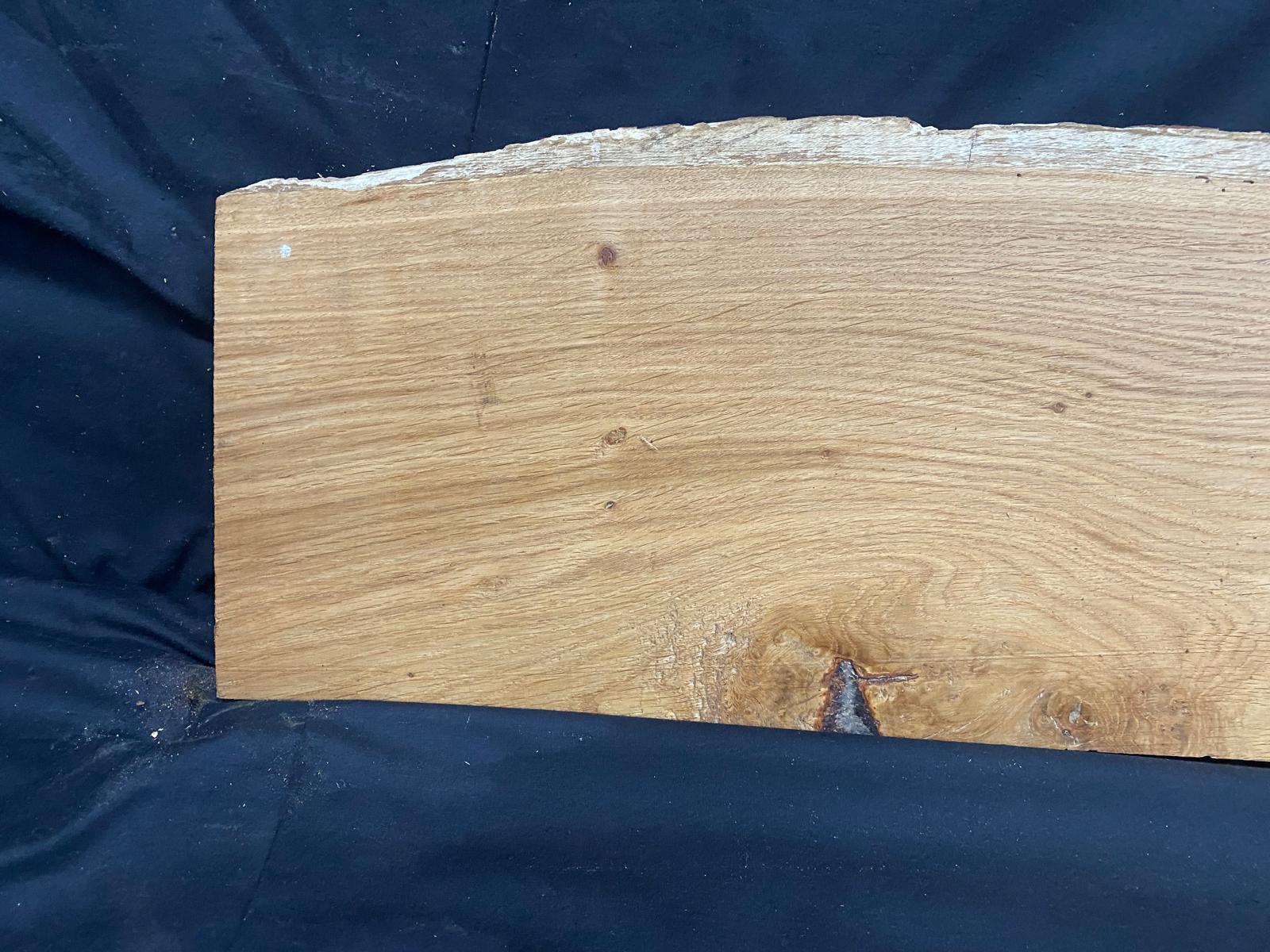 OAK HARDWOOD PLANK, CRAFTS, SHELVING  917 L x 374 W x 40 D mm (34)
