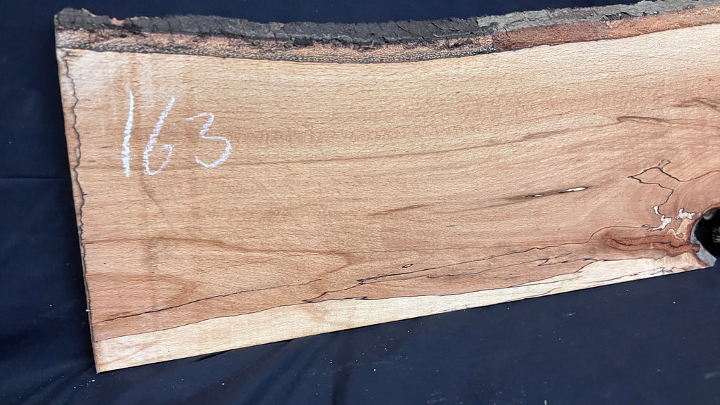 Spalted Beech timber, shelf, board 1175 L x 286 W x 15 D (mm)    (163)