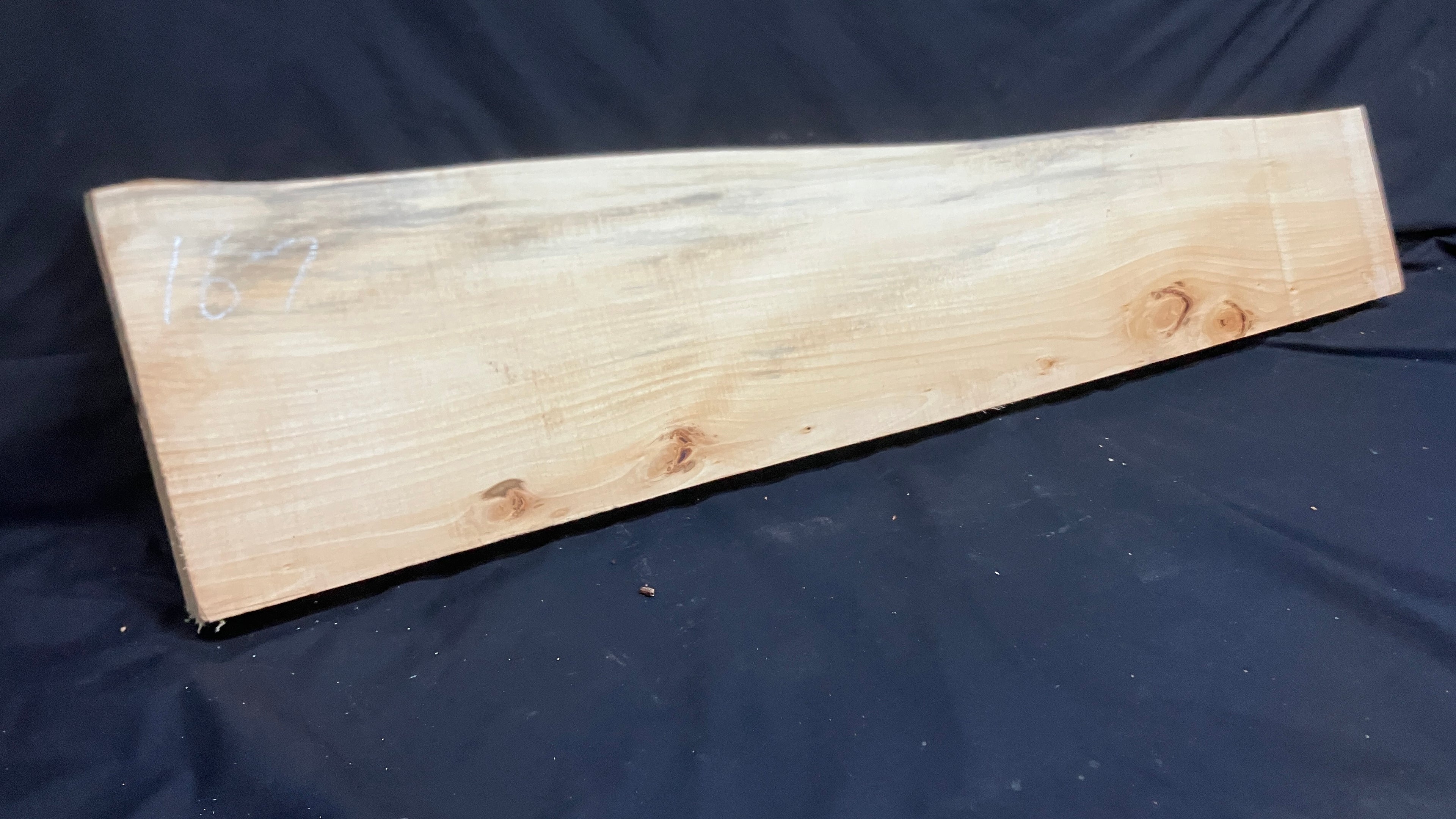 Wood lime slab, shelving, plank 1195 L x 257 W x 63 D (mm)    (167)