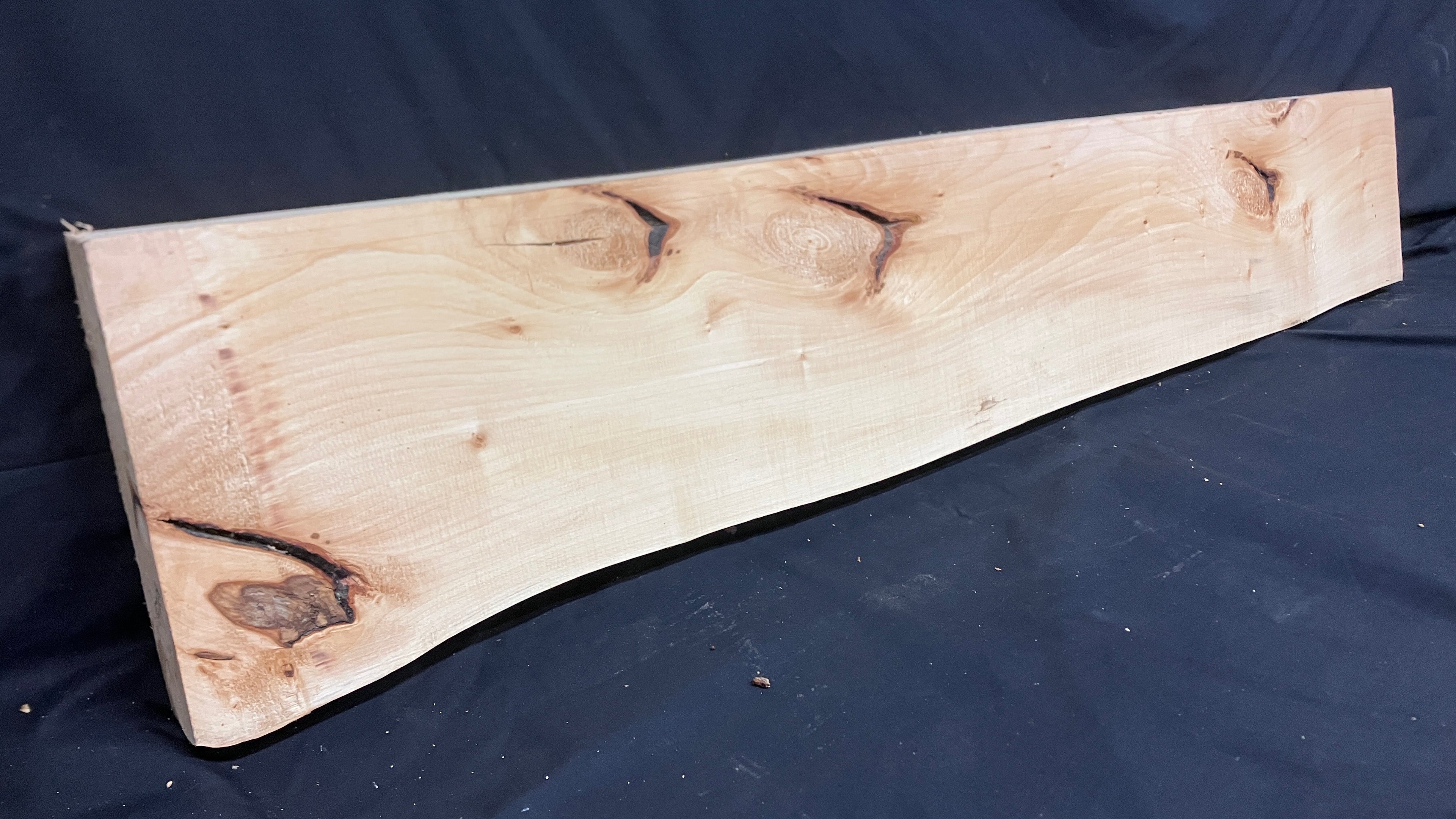 Wood lime slab, shelving, plank 1195 L x 257 W x 63 D (mm)    (167)