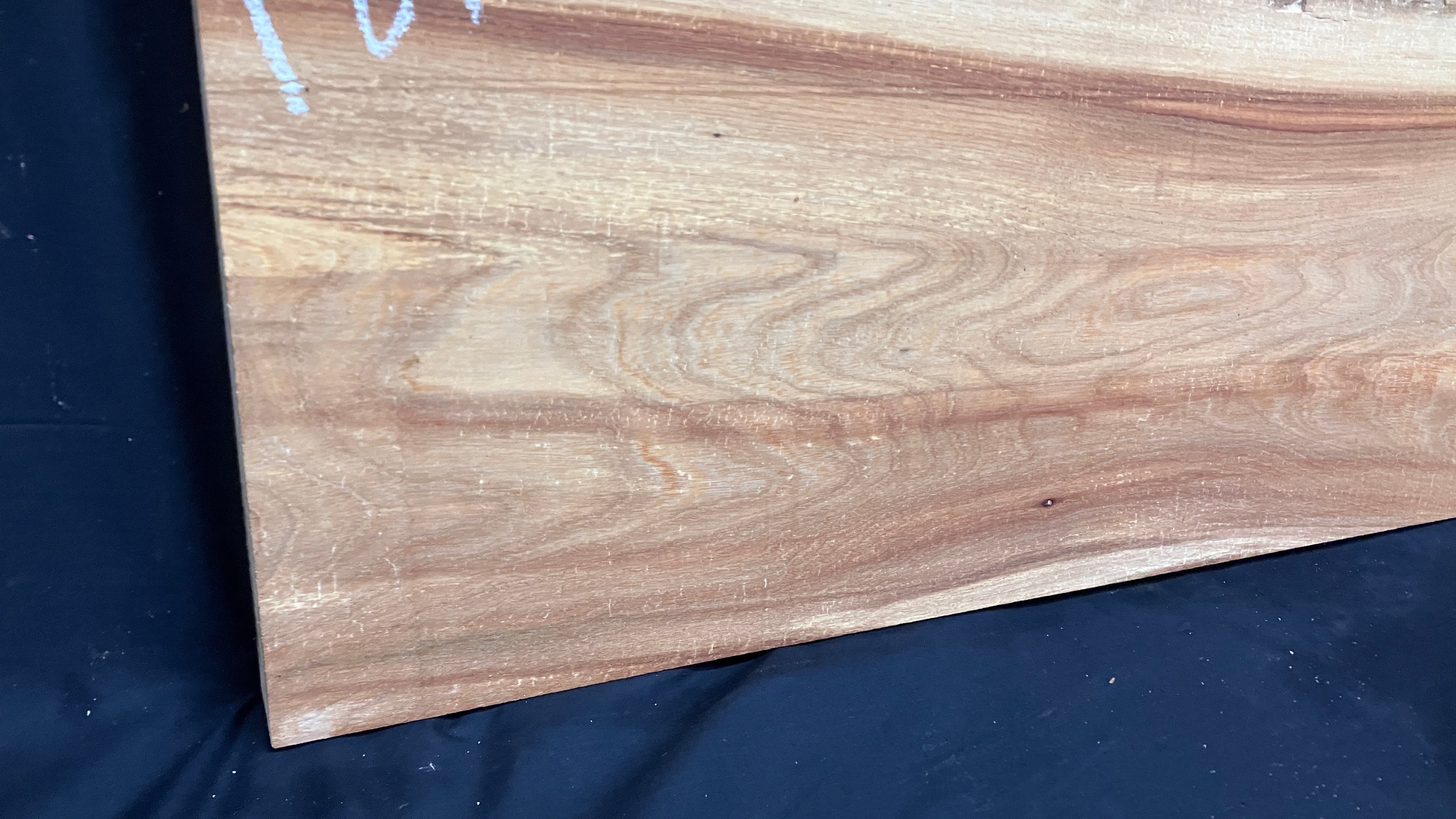 Elm shelving, board, plank, slice 1265 L x 329 W x 45 D mm    (187)