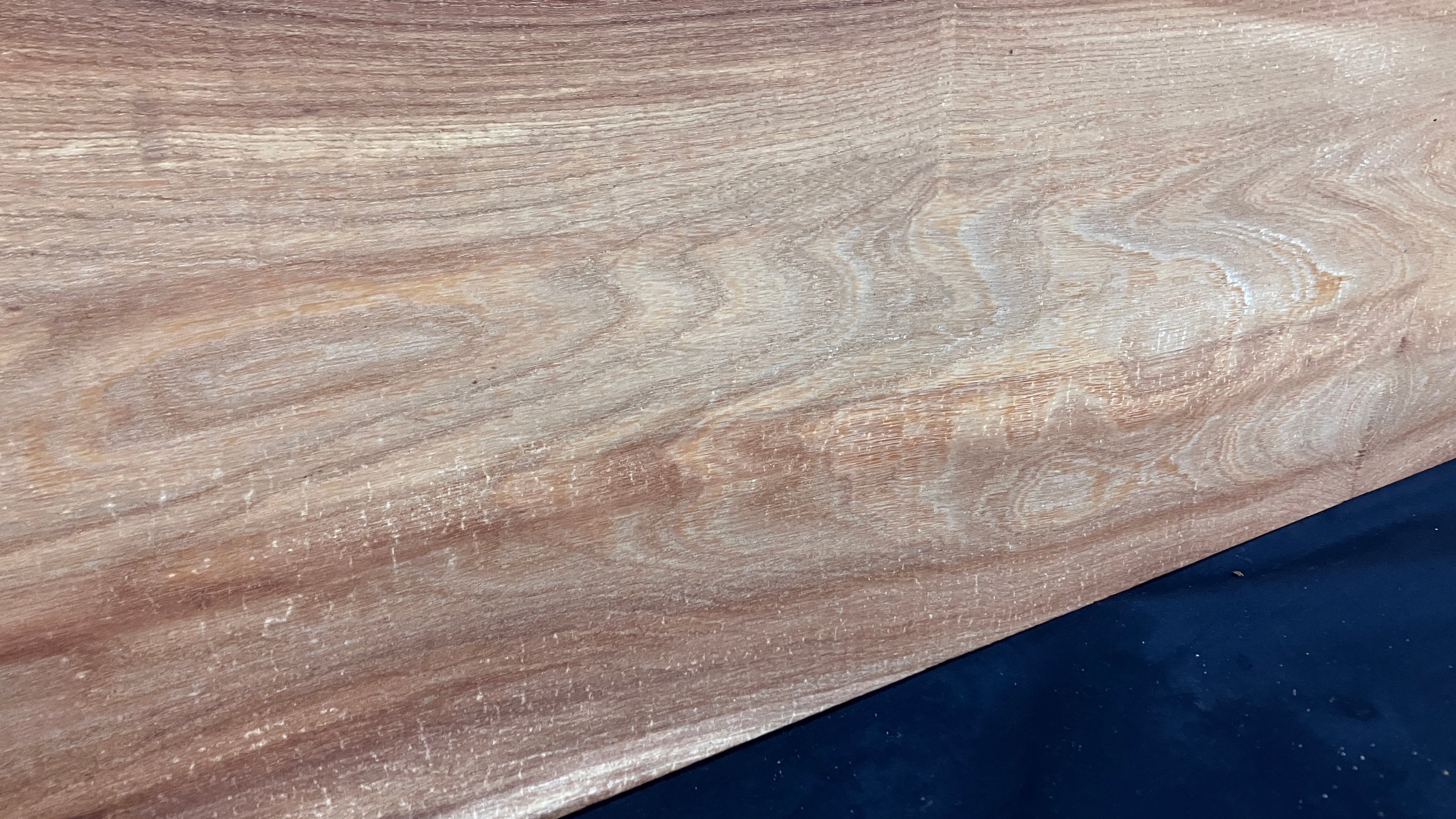 Elm shelving, board, plank, slice 1265 L x 329 W x 45 D mm    (187)