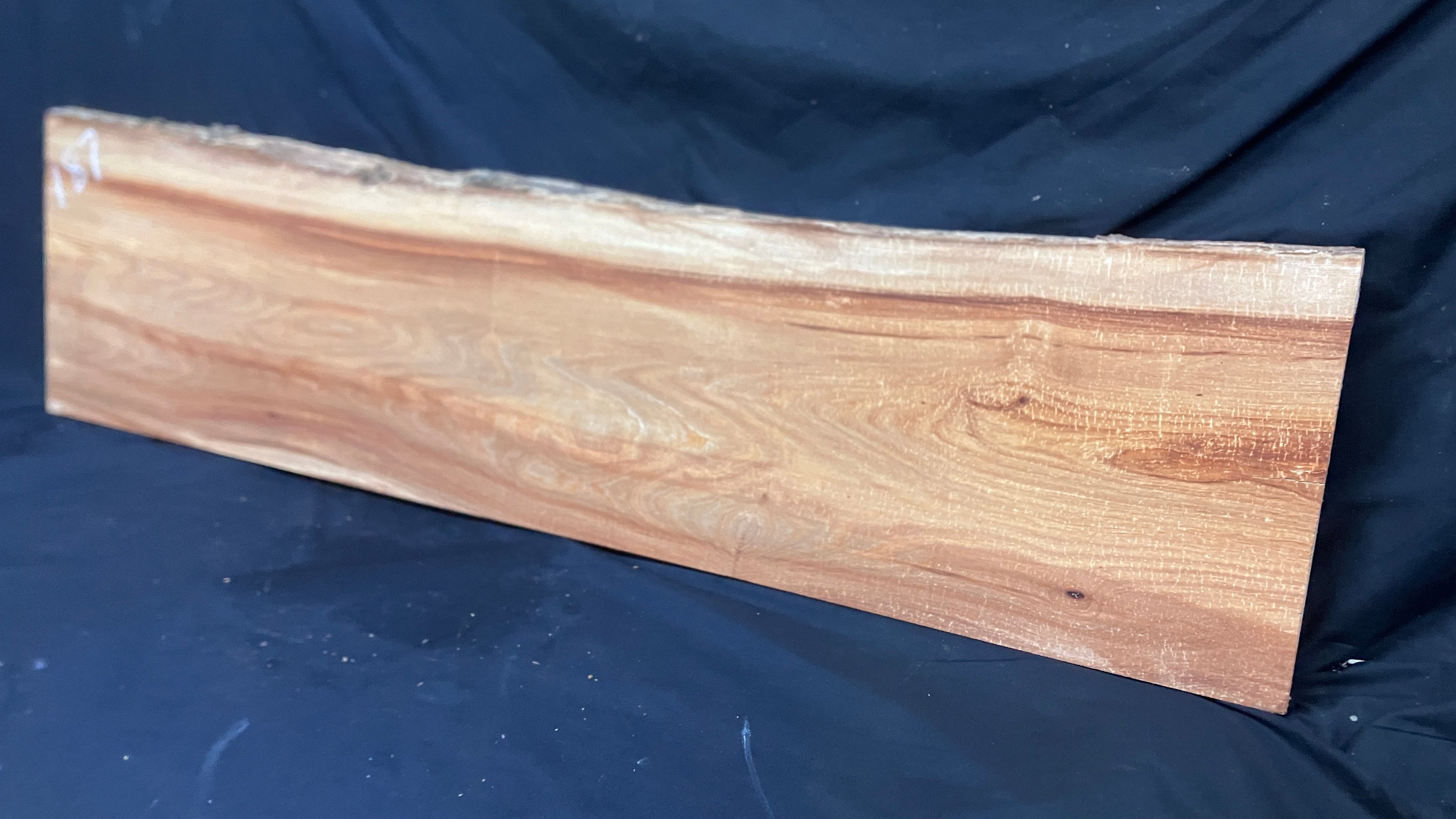 Elm shelving, board, plank, slice 1265 L x 329 W x 45 D mm    (187)