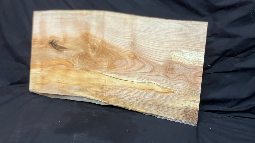 Spalted ash hardwood boards, shelving, platter 665 L x 358 W x 32 D (mm)     (189)
