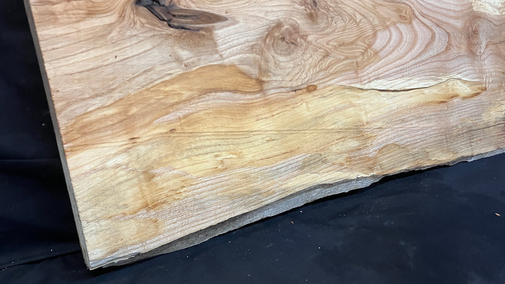 Spalted ash hardwood boards, shelving, platter 665 L x 358 W x 32 D (mm)     (189)