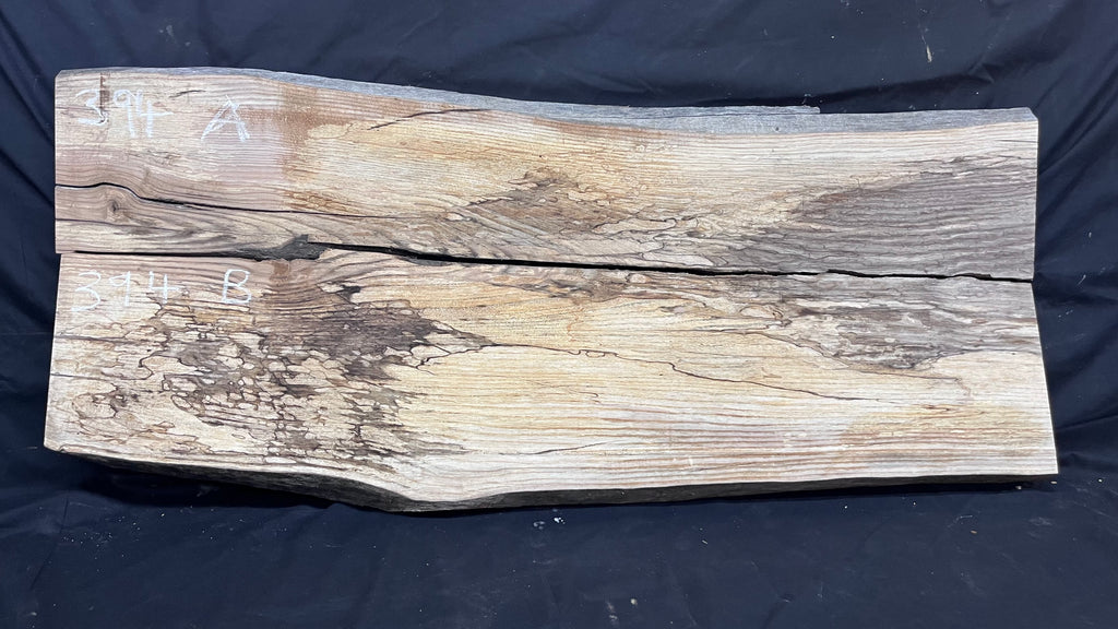 2x Ash hardwood,resin river table. timber, planks 1085 L x 488 W x35 D mm     (394)