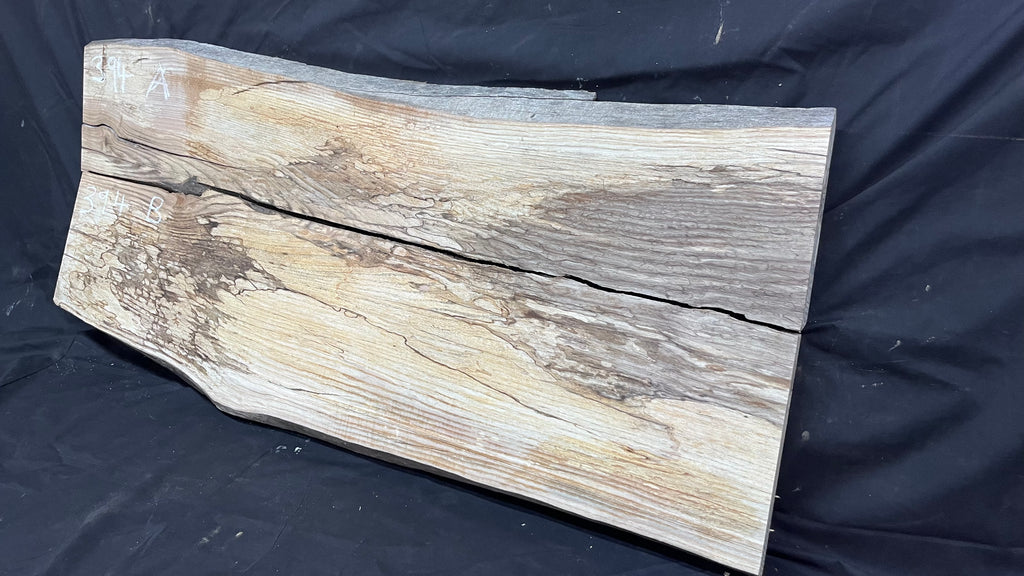 2x Ash hardwood,resin river table. timber, planks 1085 L x 488 W x35 D mm     (394)