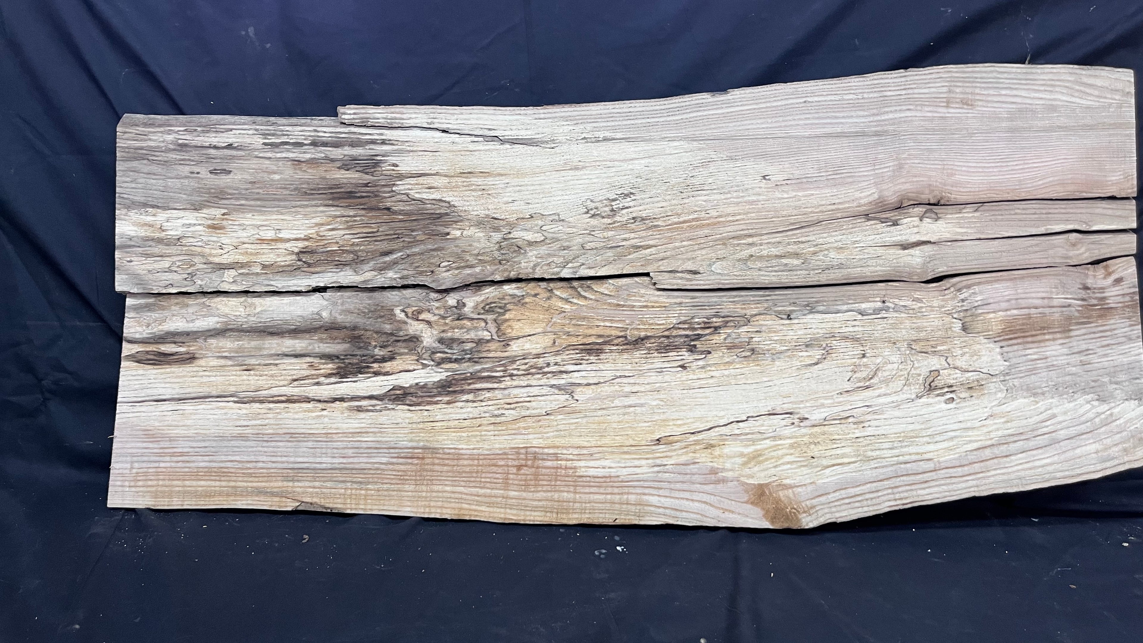 2x Ash hardwood,resin river table. timber, planks 1085 L x 488 W x35 D mm     (394)