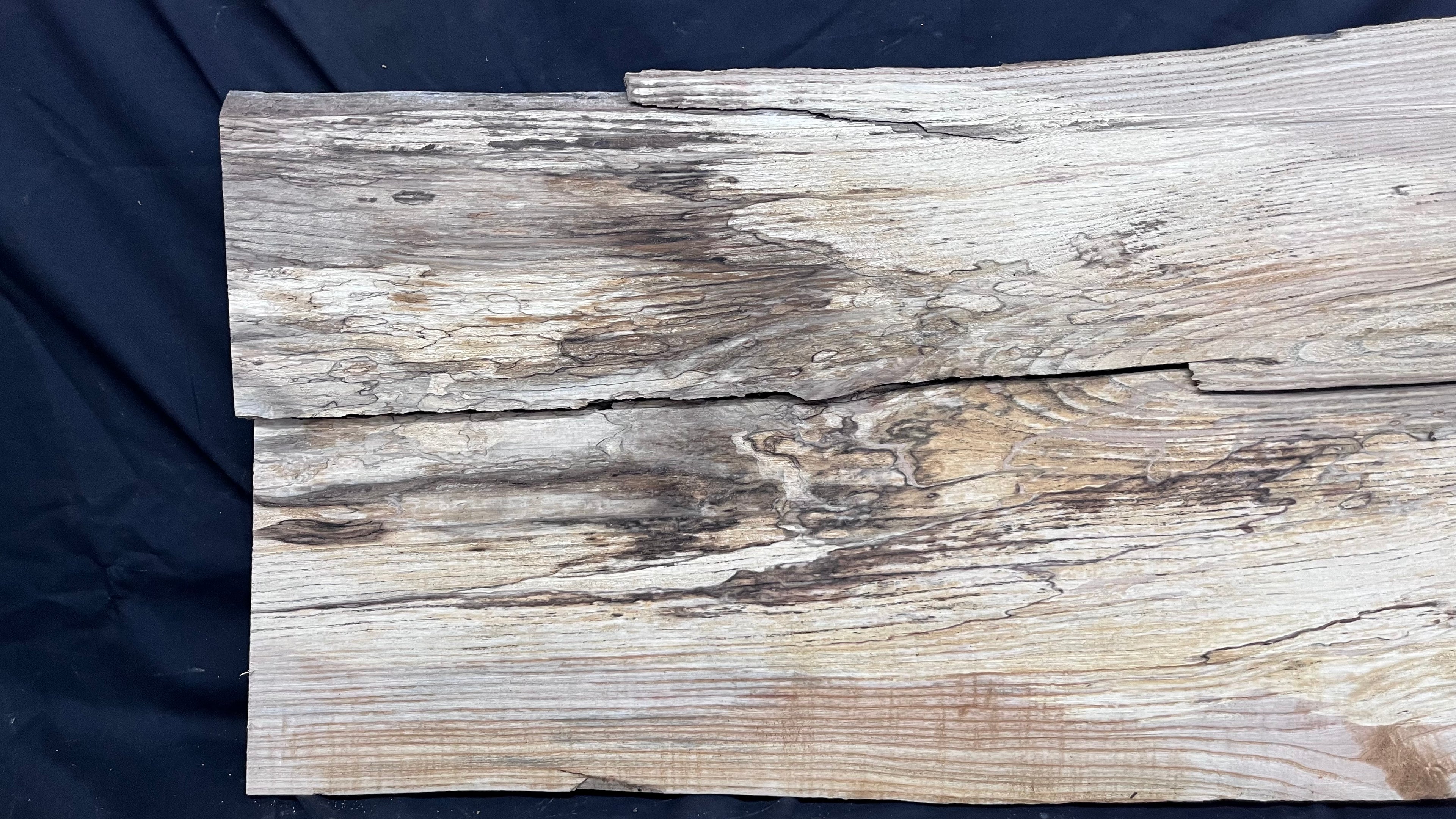 2x Ash hardwood,resin river table. timber, planks 1085 L x 488 W x35 D mm     (394)