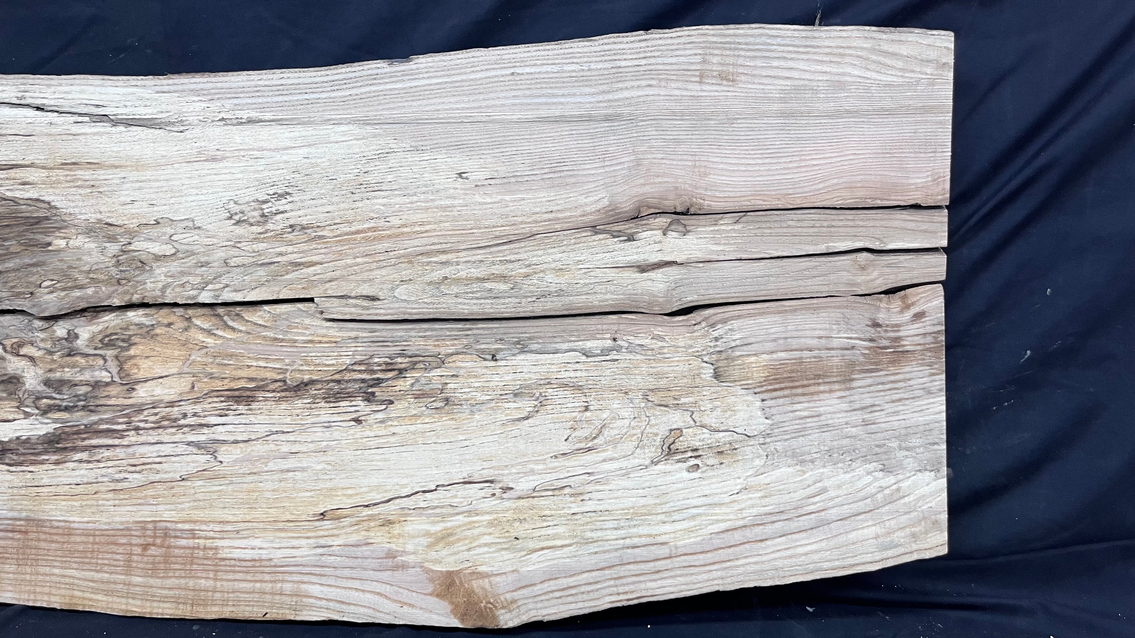 2x Ash hardwood,resin river table. timber, planks 1085 L x 488 W x35 D mm     (394)