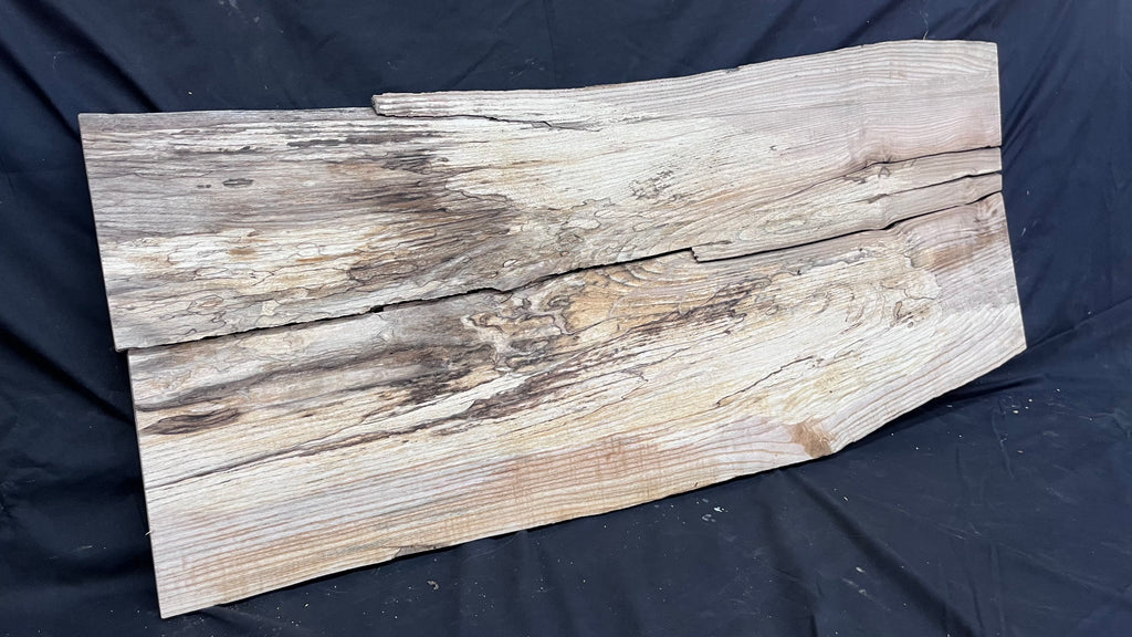 2x Ash hardwood,resin river table. timber, planks 1085 L x 488 W x35 D mm     (394)