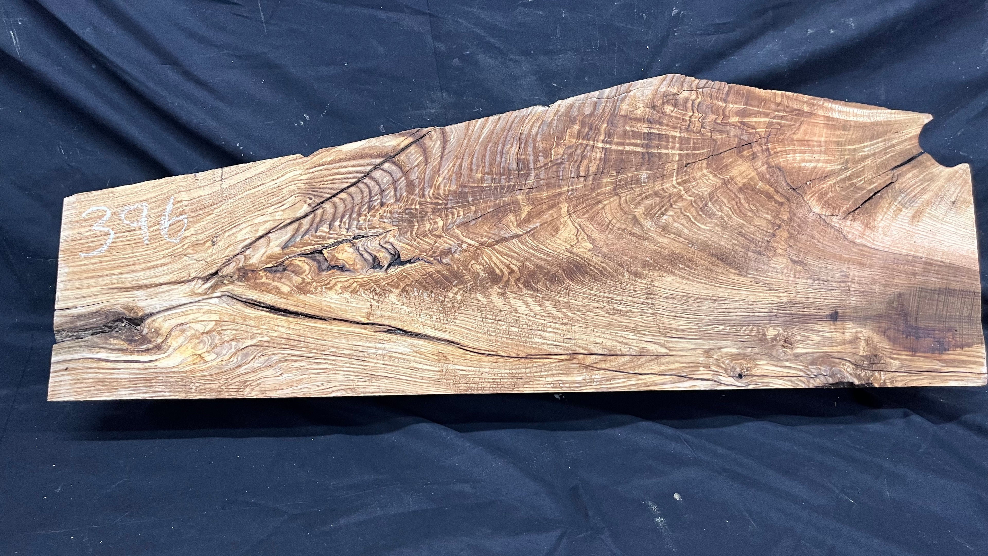 Ash hardwood mantle piece, timber, planks 788 L x 276 W x102 D mm     (396)