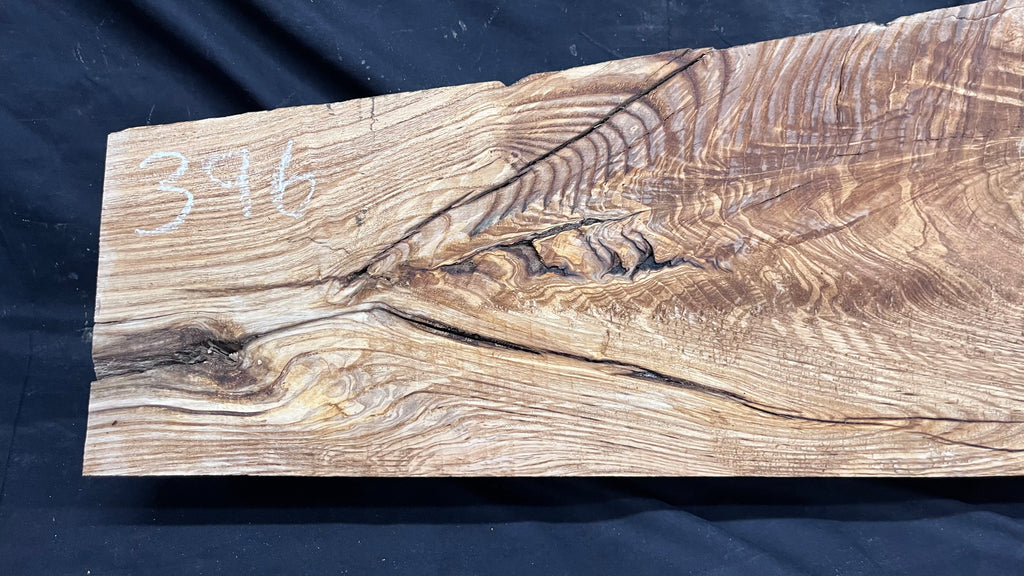 Ash hardwood mantle piece, timber, planks 788 L x 276 W x102 D mm     (396)
