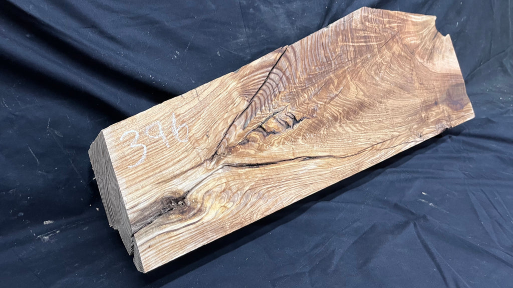 Ash hardwood mantle piece, timber, planks 788 L x 276 W x102 D mm     (396)