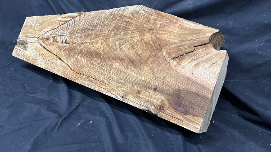 Ash hardwood mantle piece, timber, planks 788 L x 276 W x102 D mm     (396)