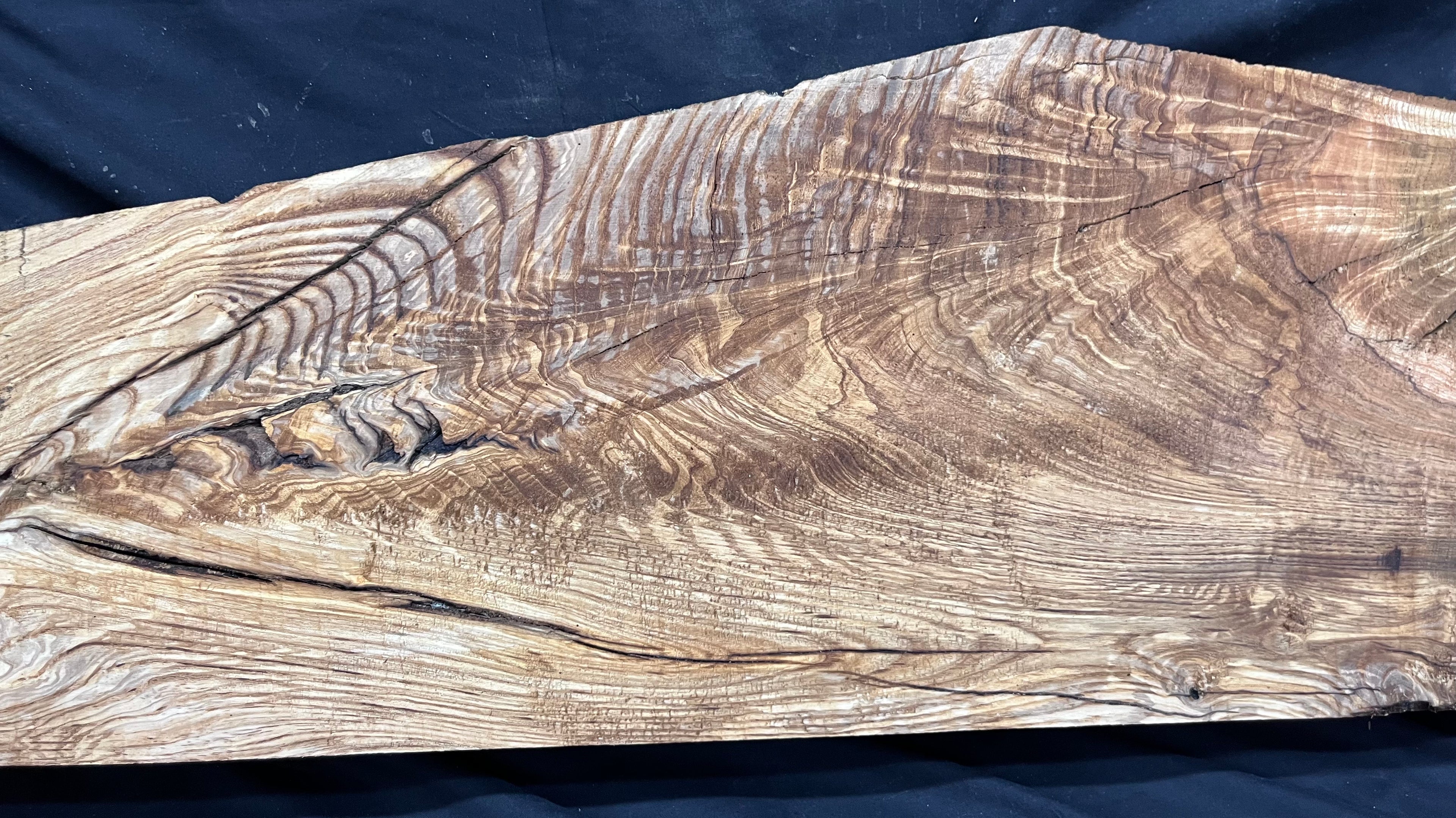 Ash hardwood mantle piece, timber, planks 788 L x 276 W x102 D mm     (396)
