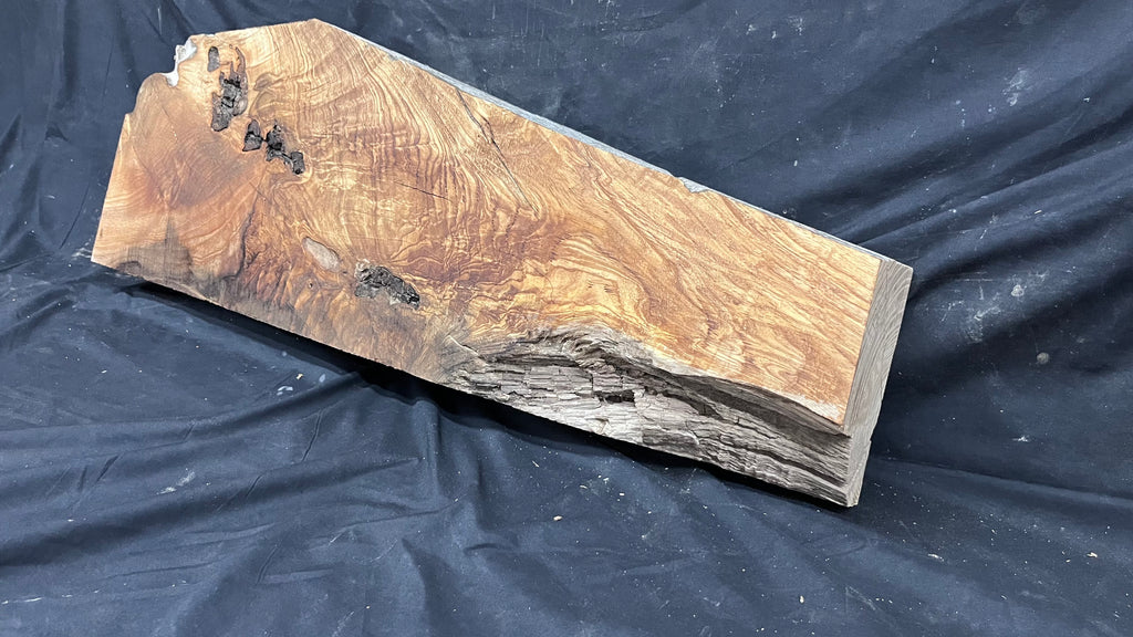 Ash hardwood mantle piece, timber, planks 788 L x 276 W x102 D mm     (396)