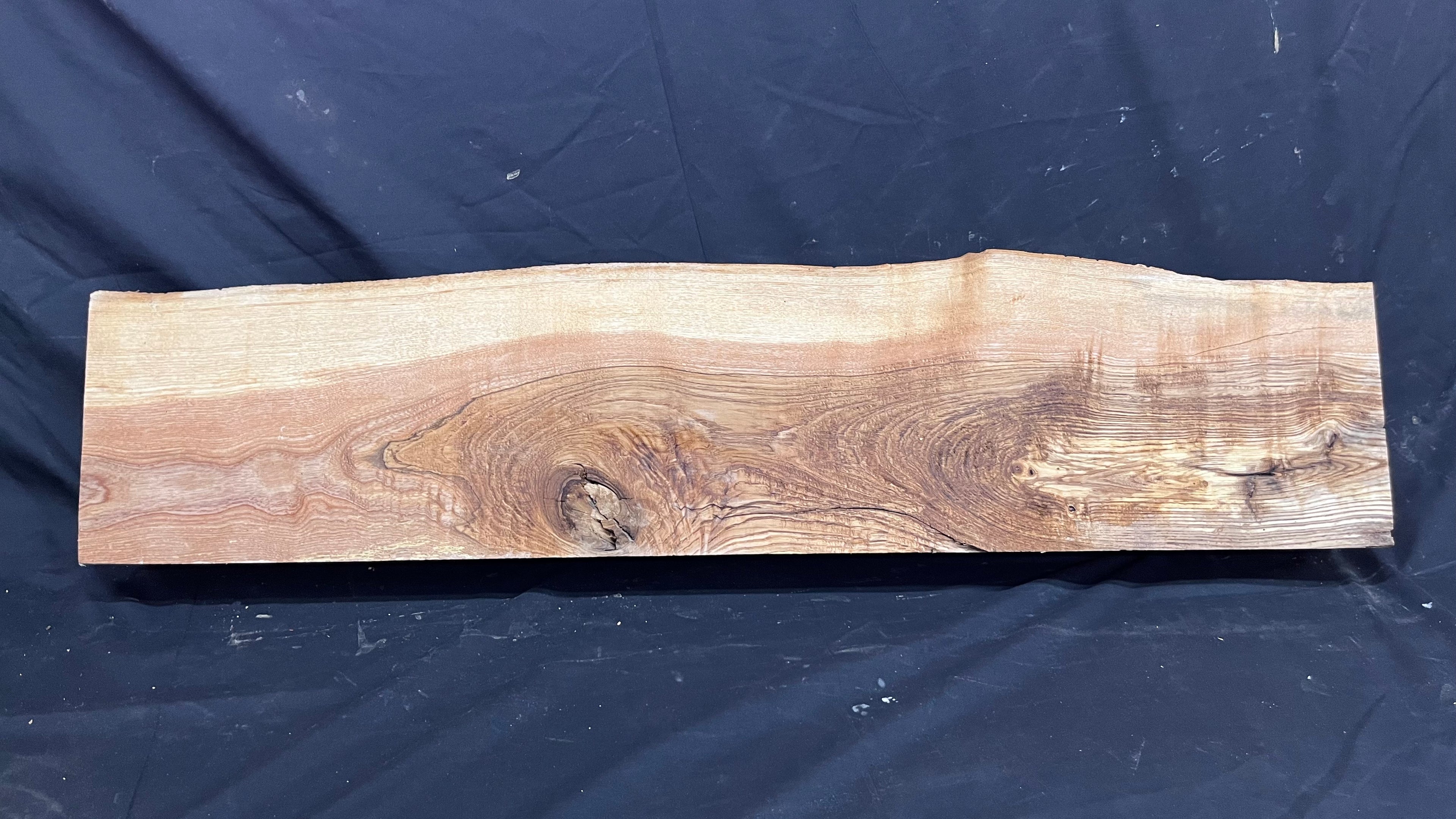 Ash hardwood mantle piece, timber, planks 1057 L x 252 W x217 D mm     (397)