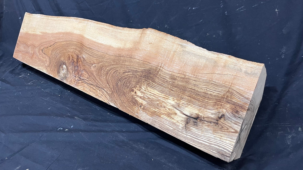 Ash hardwood mantle piece, timber, planks 1057 L x 252 W x217 D mm     (397)