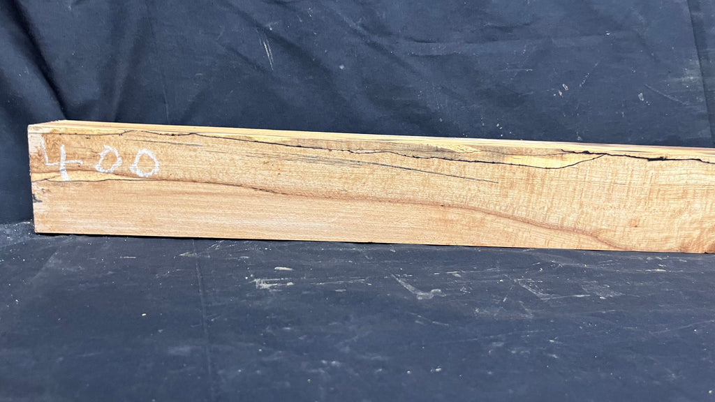Spalted beech wood turning block, 1419 L x 85 W x 63 D mm    (400)