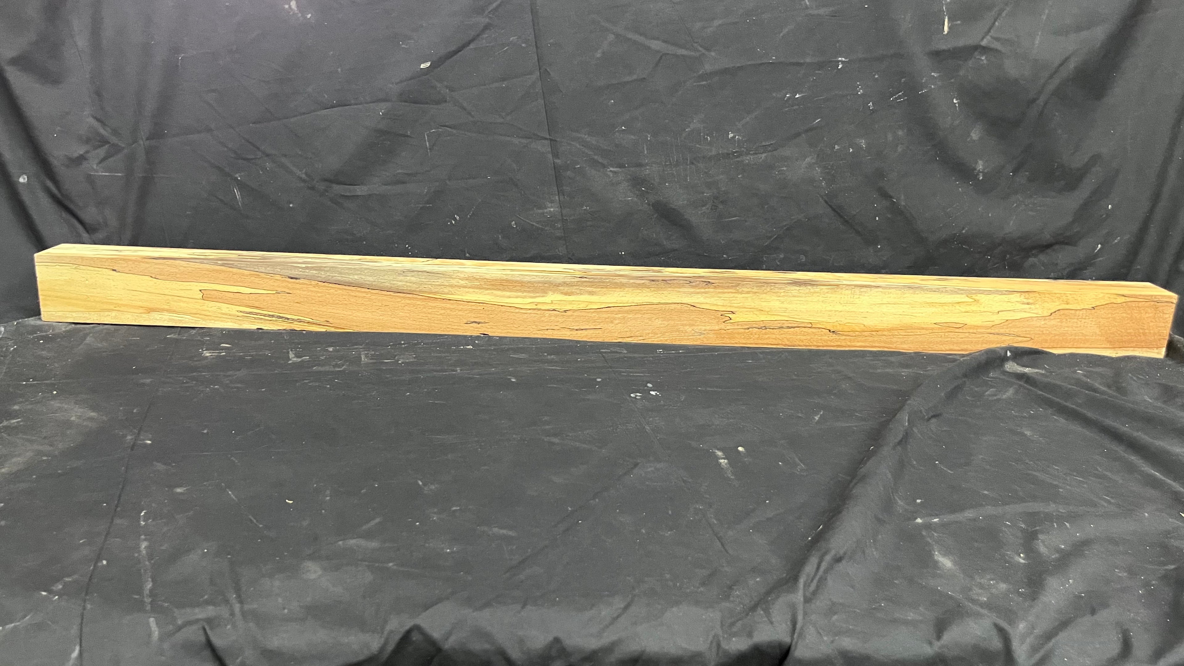 Spalted beech wood turning block, 1419 L x 85 W x 63 D mm    (400)
