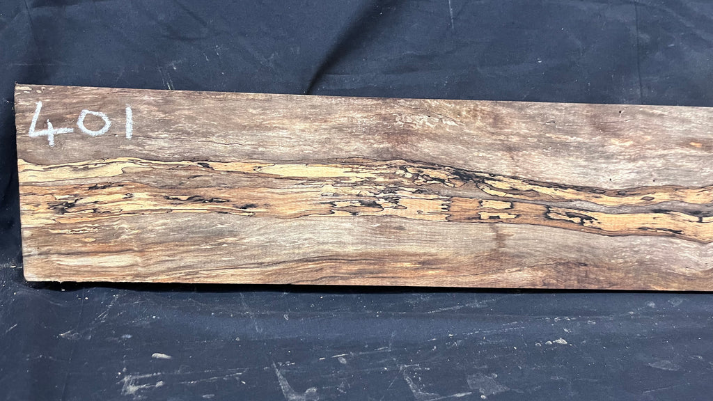Spalted beech wood turning, furniture making, 1085 L x 155 W x 47 D mm    (401)