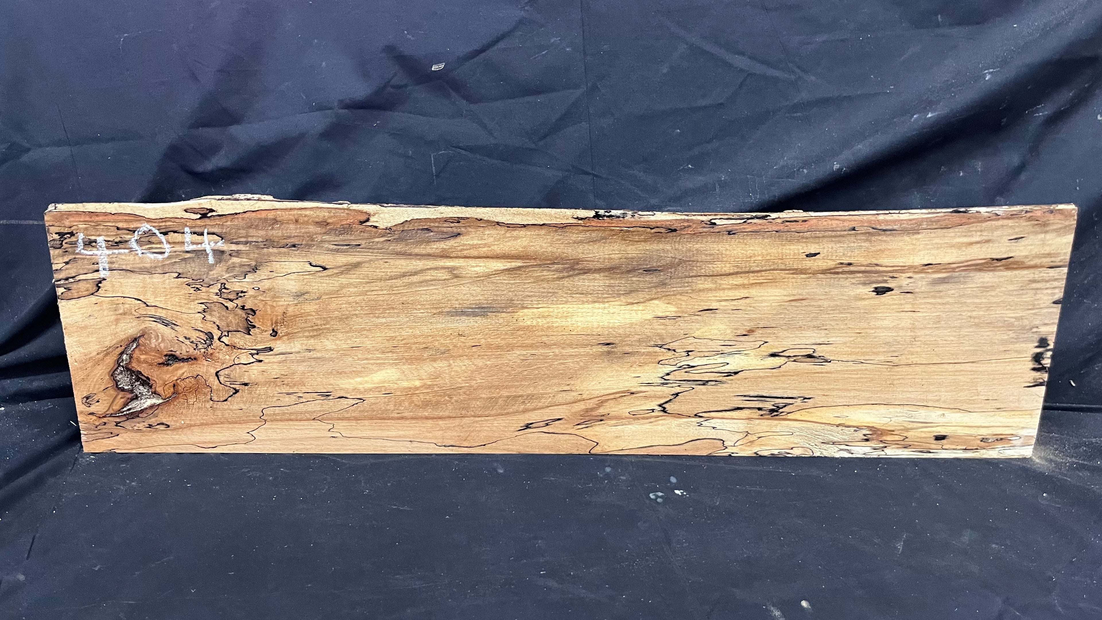 Spalted beech wood turning, furniture making, 1475 L x 194 W x 95 D mm    (403)