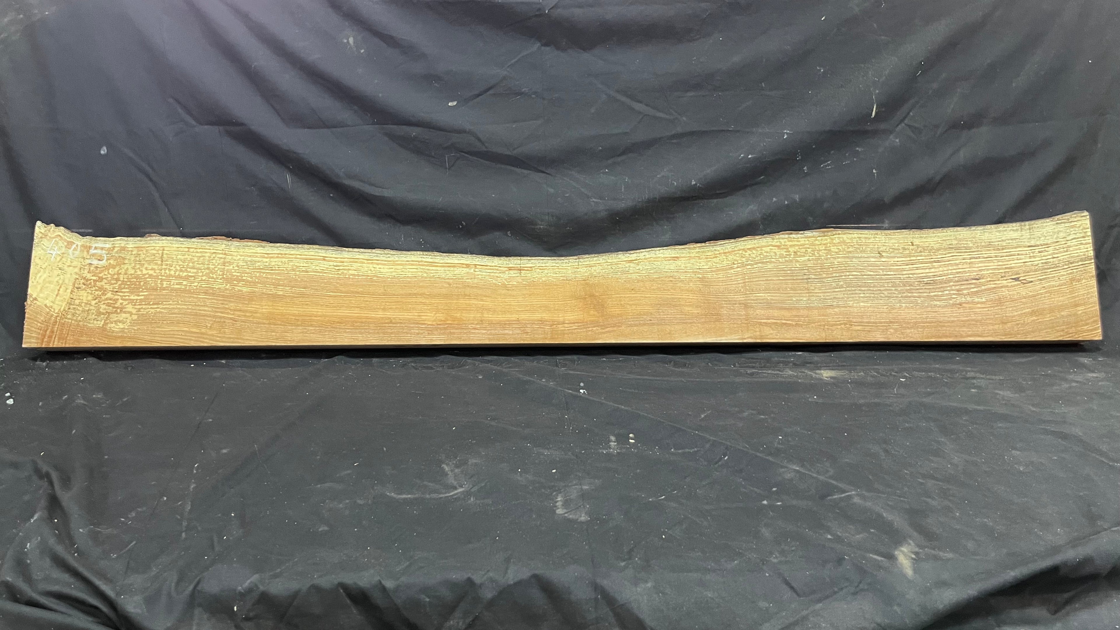 Spalted beech wood turning, furniture making, 880 L x 232 W x 96 D mm    (404)