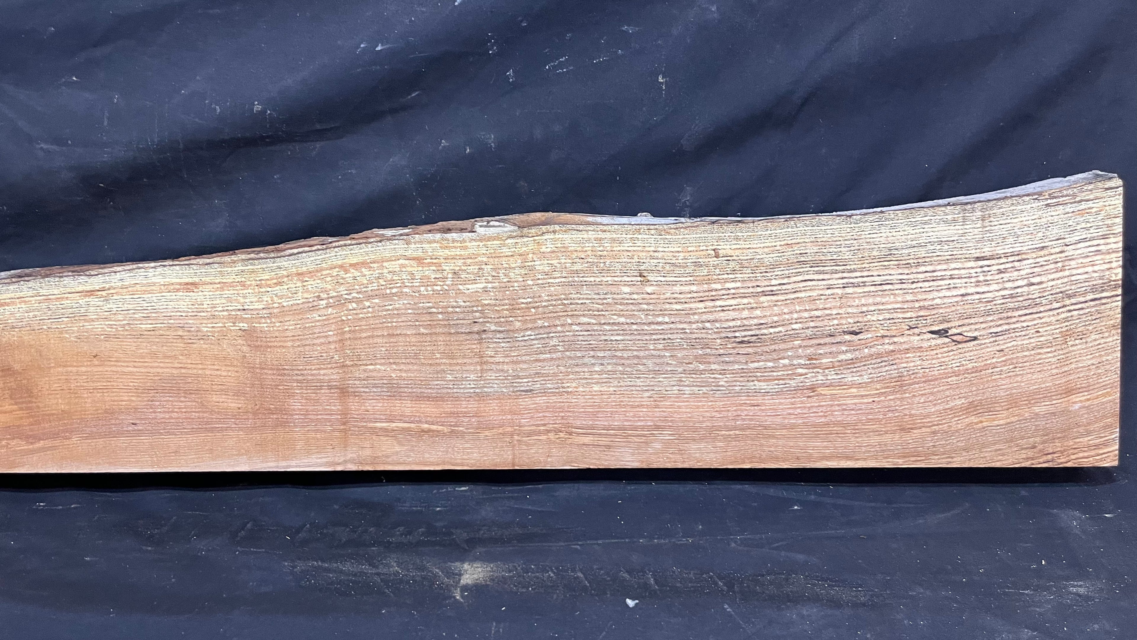 Ash hardwood,shelf, mantlepiece. timber, plank 1655 L x 213 W x 63 D mm     (405)