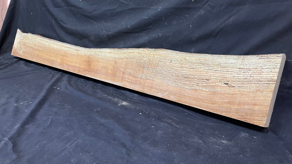 Ash hardwood,shelf, mantlepiece. timber, plank 1655 L x 213 W x 63 D mm     (405)