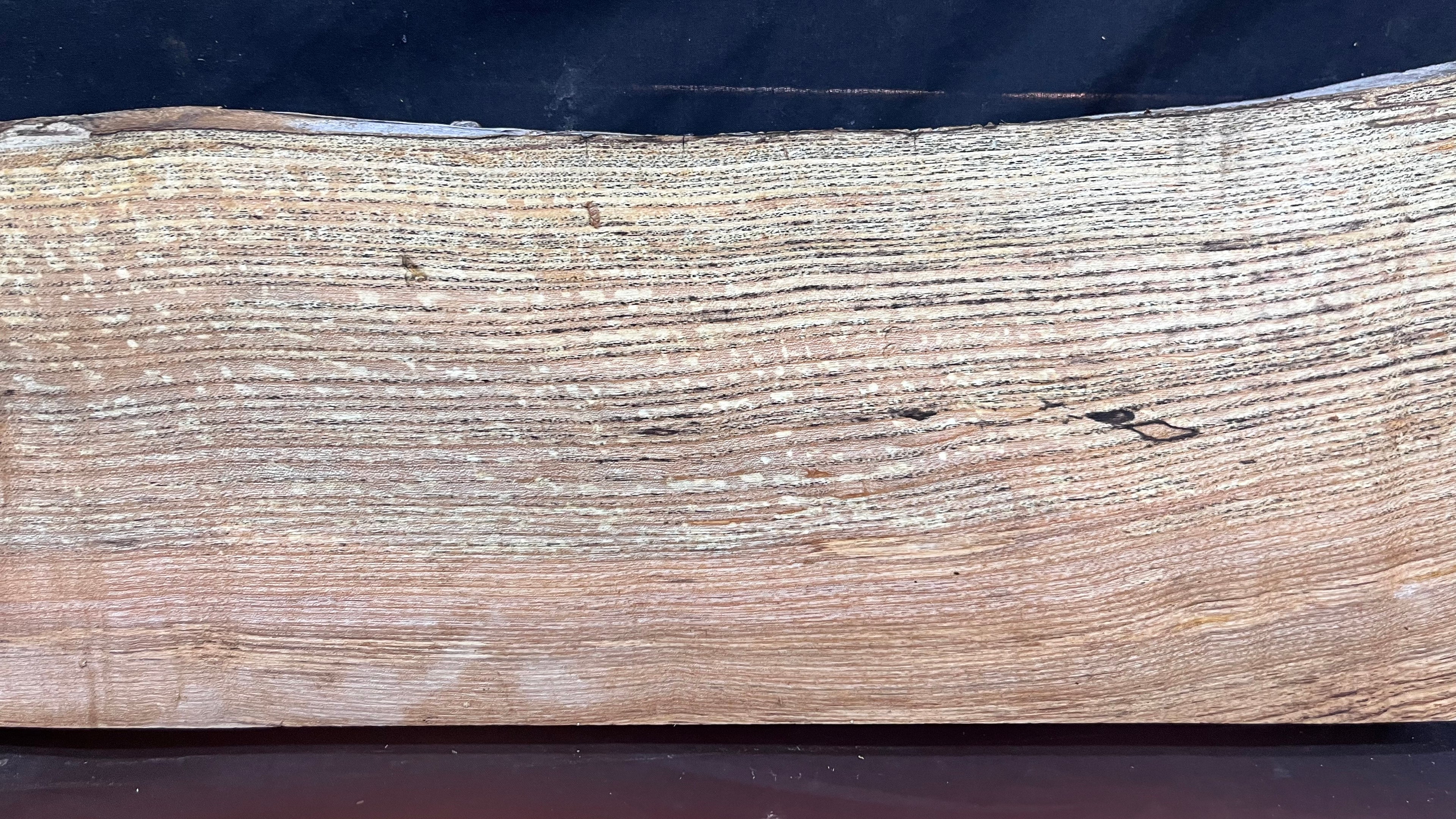 Ash hardwood,shelf, mantlepiece. timber, plank 1655 L x 213 W x 63 D mm     (405)