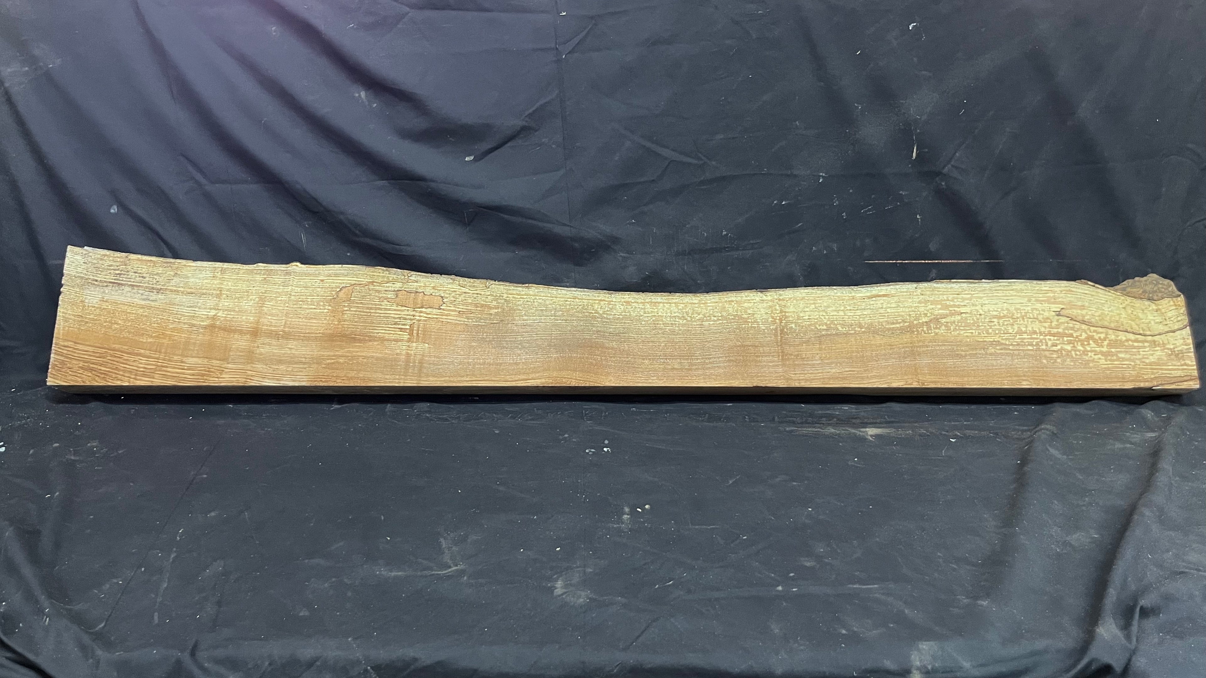Ash hardwood,shelf, mantlepiece. timber, plank 1655 L x 213 W x 63 D mm     (405)