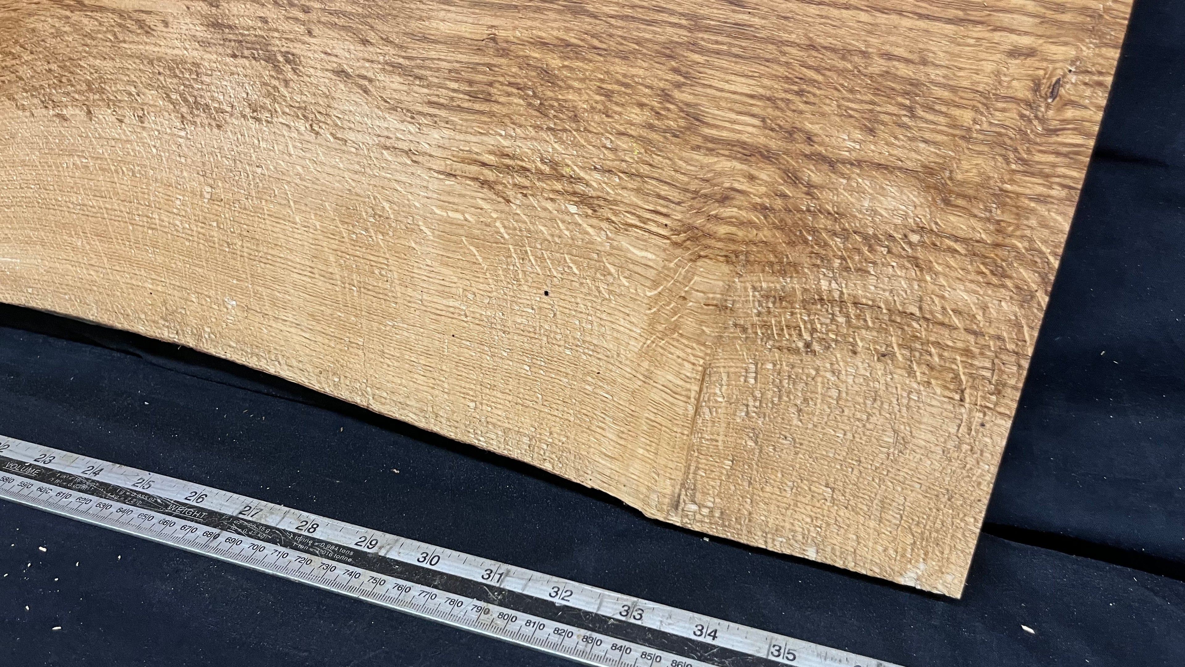Oak, shelf, mantel, craft wood floating shelf, 942 L x 295 W x 22 D mm     (mt589)