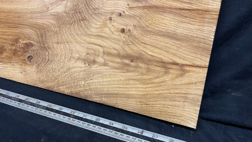 Pippy oak, shelf, mantel, craft wood, floating shelf, 981 L x 295 W x 23 D mm     (mt590)