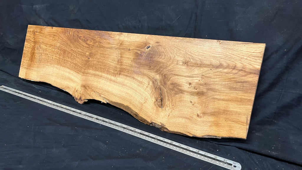 Pippy oak, shelf, mantel, craft wood, floating shelf, 981 L x 295 W x 23 D mm     (mt590)