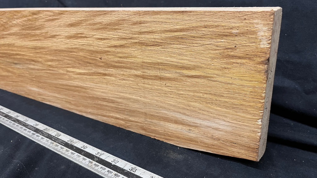 Oak, shelf, mantel, craft wood, floating shelf, 937 L x 152 W x 39 D mm     (mt594)