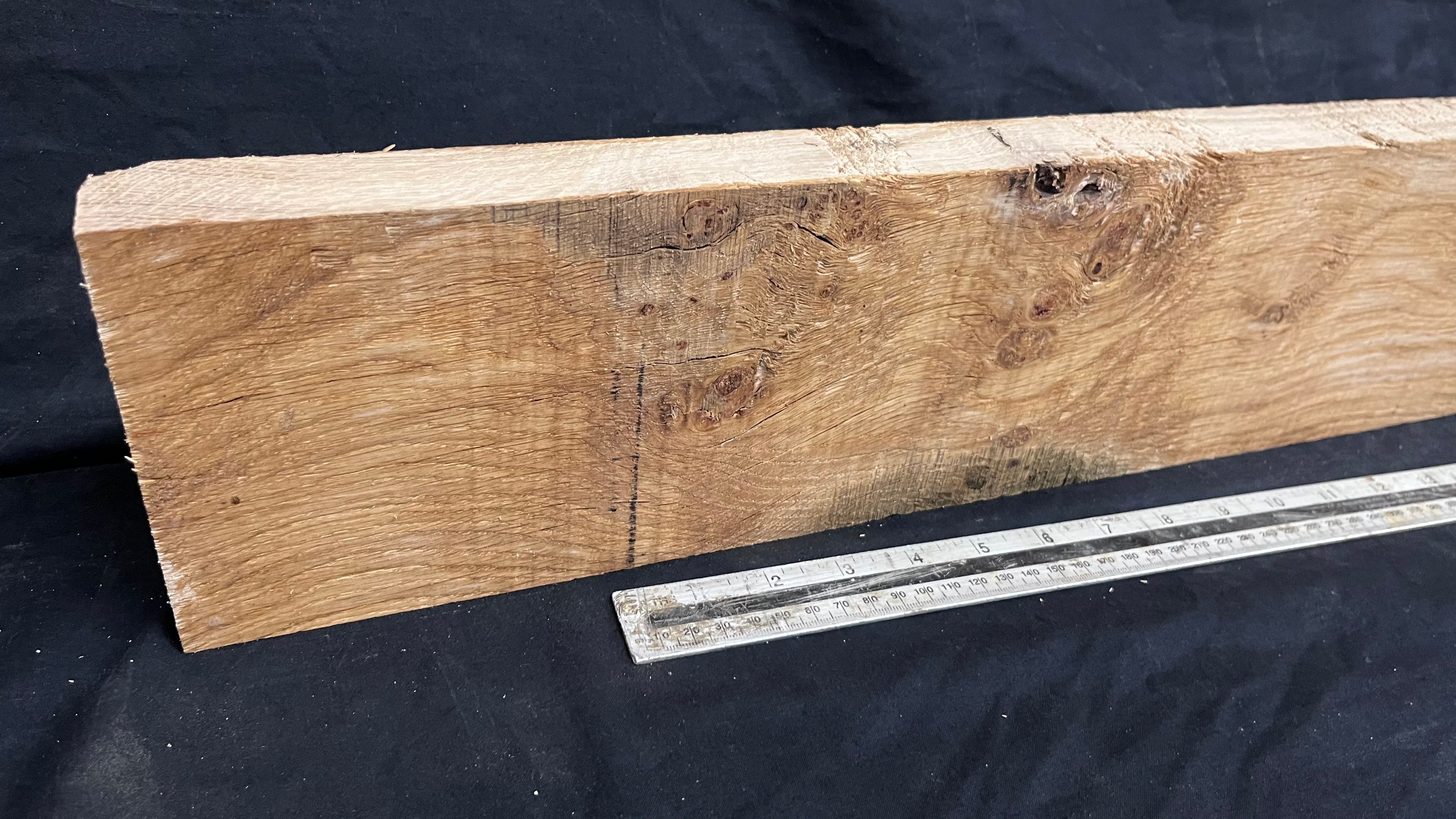 Pippy Oak, shelf, mantel, craft wood, floating shelf, 1185 L x 131 W x 37 D mm     (595)