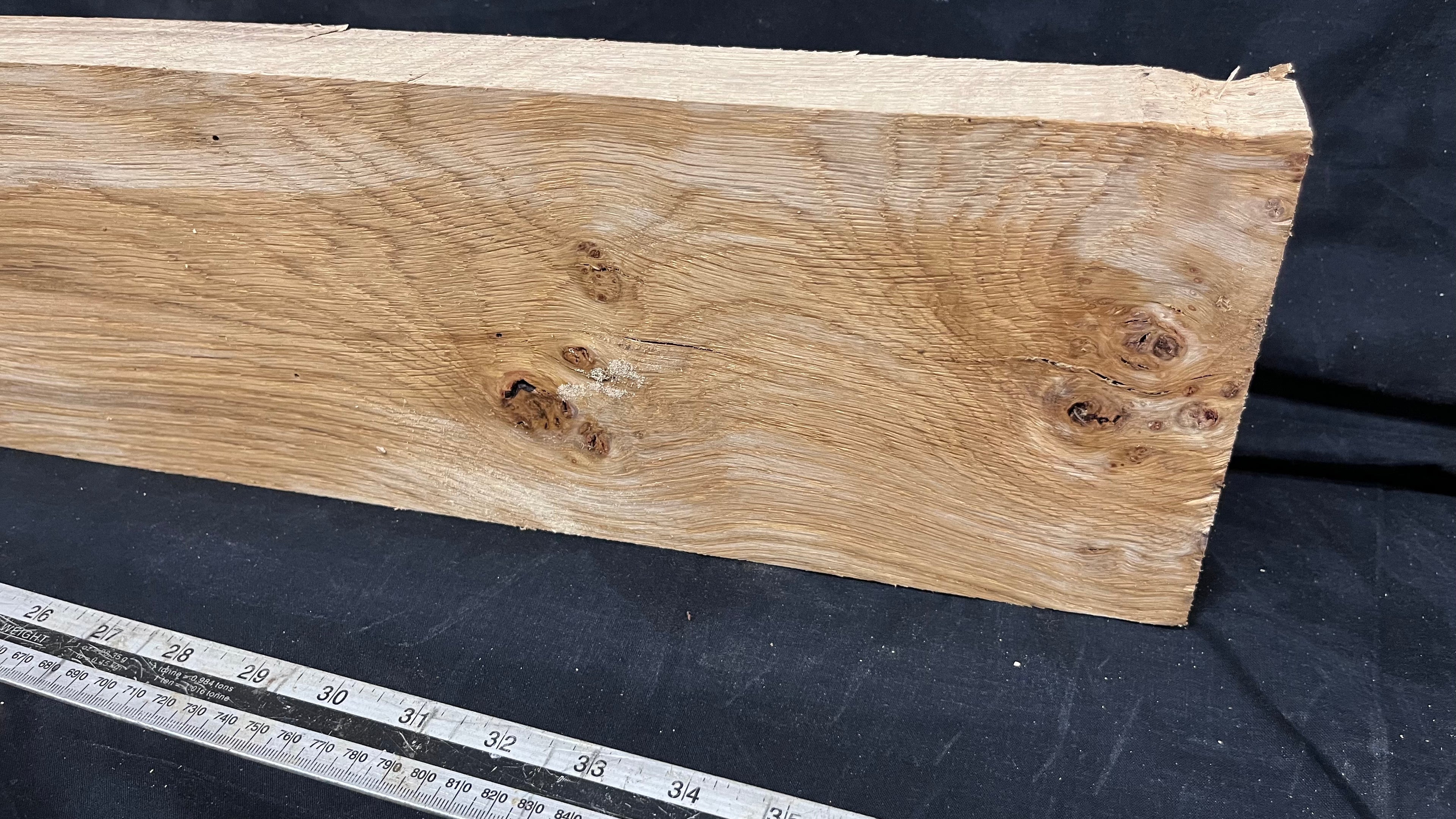 Pippy Oak, shelf, mantel, craft wood, floating shelf, 1111 L x 143 W x 37 D mm     (596)