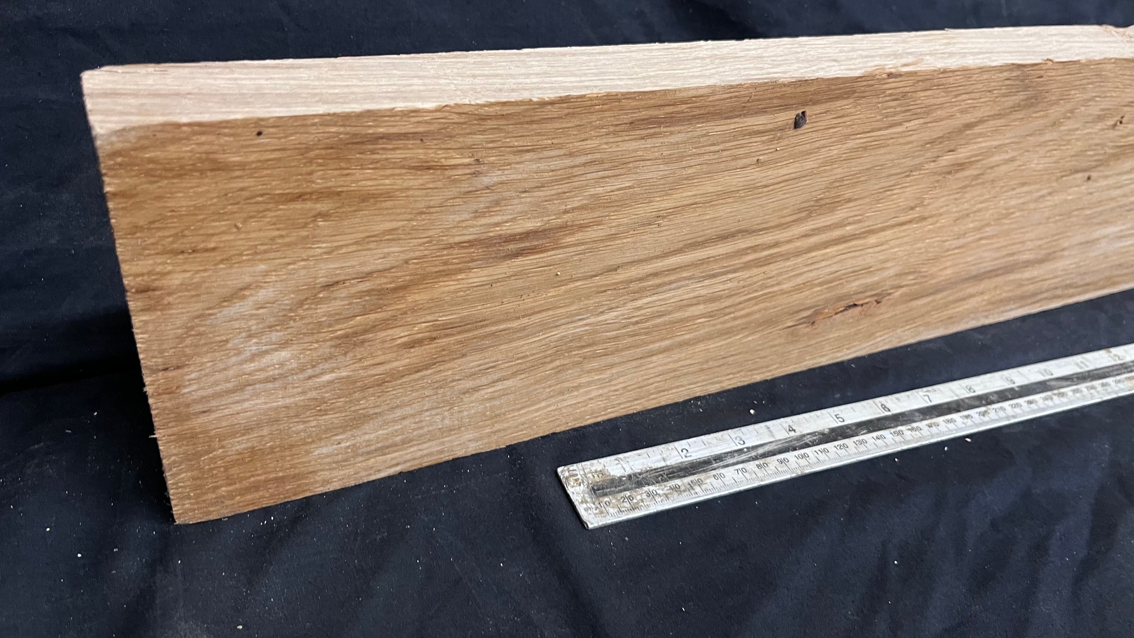 Pippy Oak, shelf, mantel, craft wood, floating shelf, 1111 L x 143 W x 37 D mm     (596)