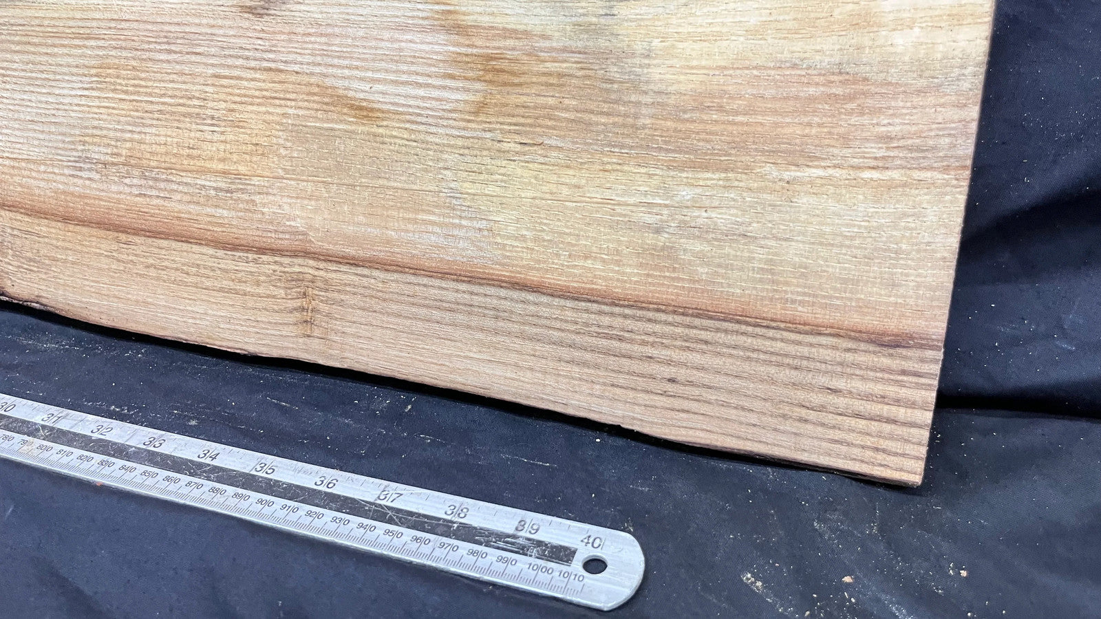 Ash hardwood window sill, plank 1145 L x 156 W x 31 D mm (297)