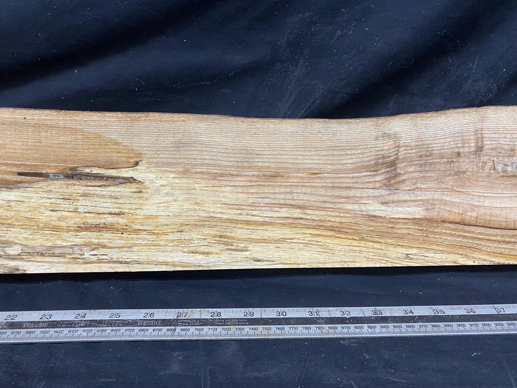 Hardwood window sill, ash timber plank 1229 L x 144 W x 37 D mm (363)