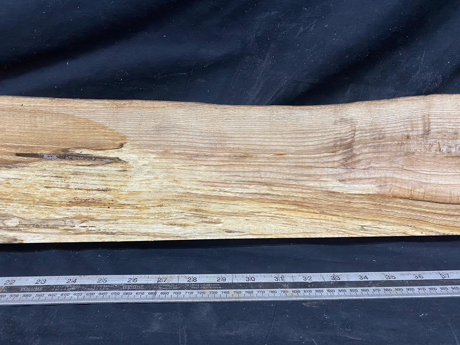 Hardwood window sill, ash timber plank 1229 L x 144 W x 37 D mm (363)