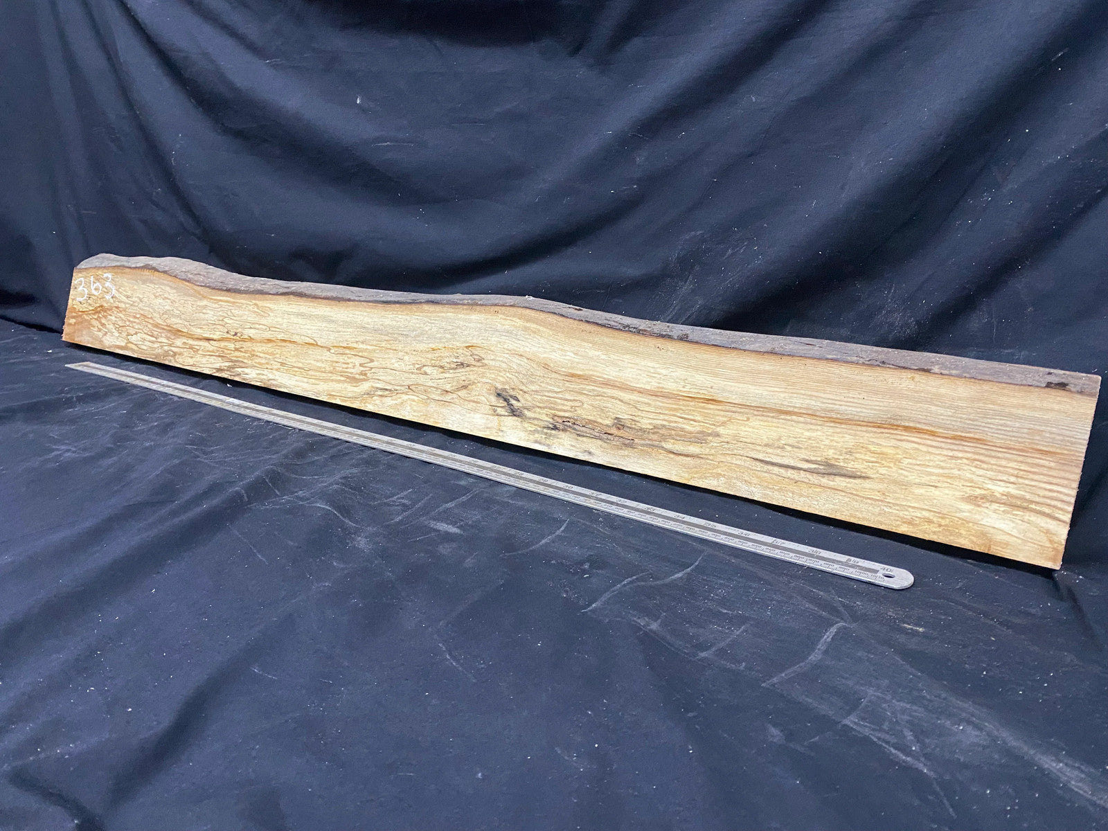 Hardwood window sill, ash timber plank 1229 L x 144 W x 37 D mm (363)